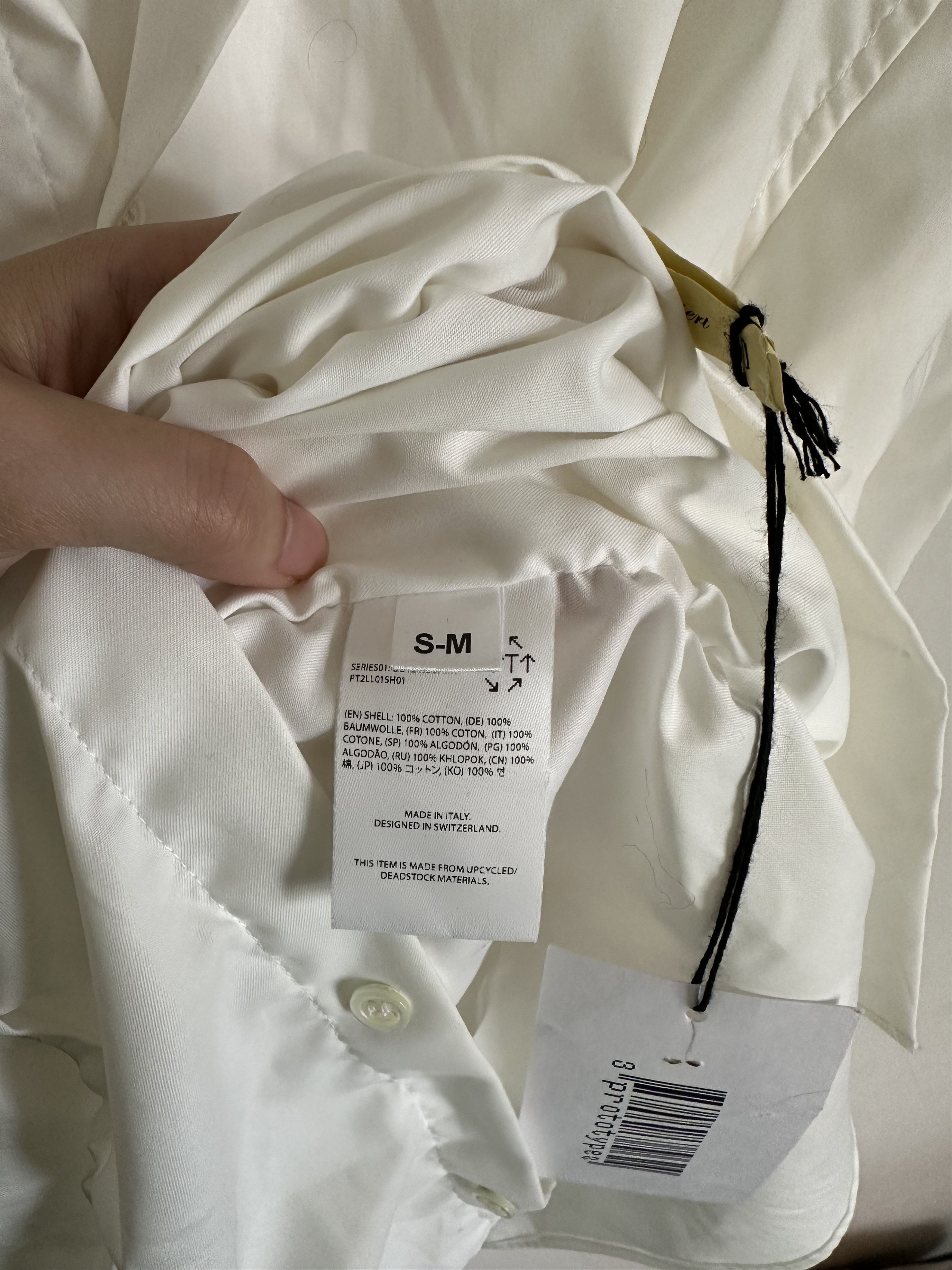 Prototypes Prototypes white outline shirt Size S / US 4 / IT 40 - 4 Thumbnail