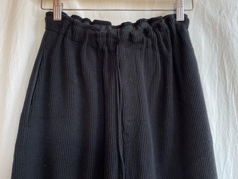 Y's Y's size 3 Black knit wide-leg pants Size US 28 / EU 44 - 8 Thumbnail