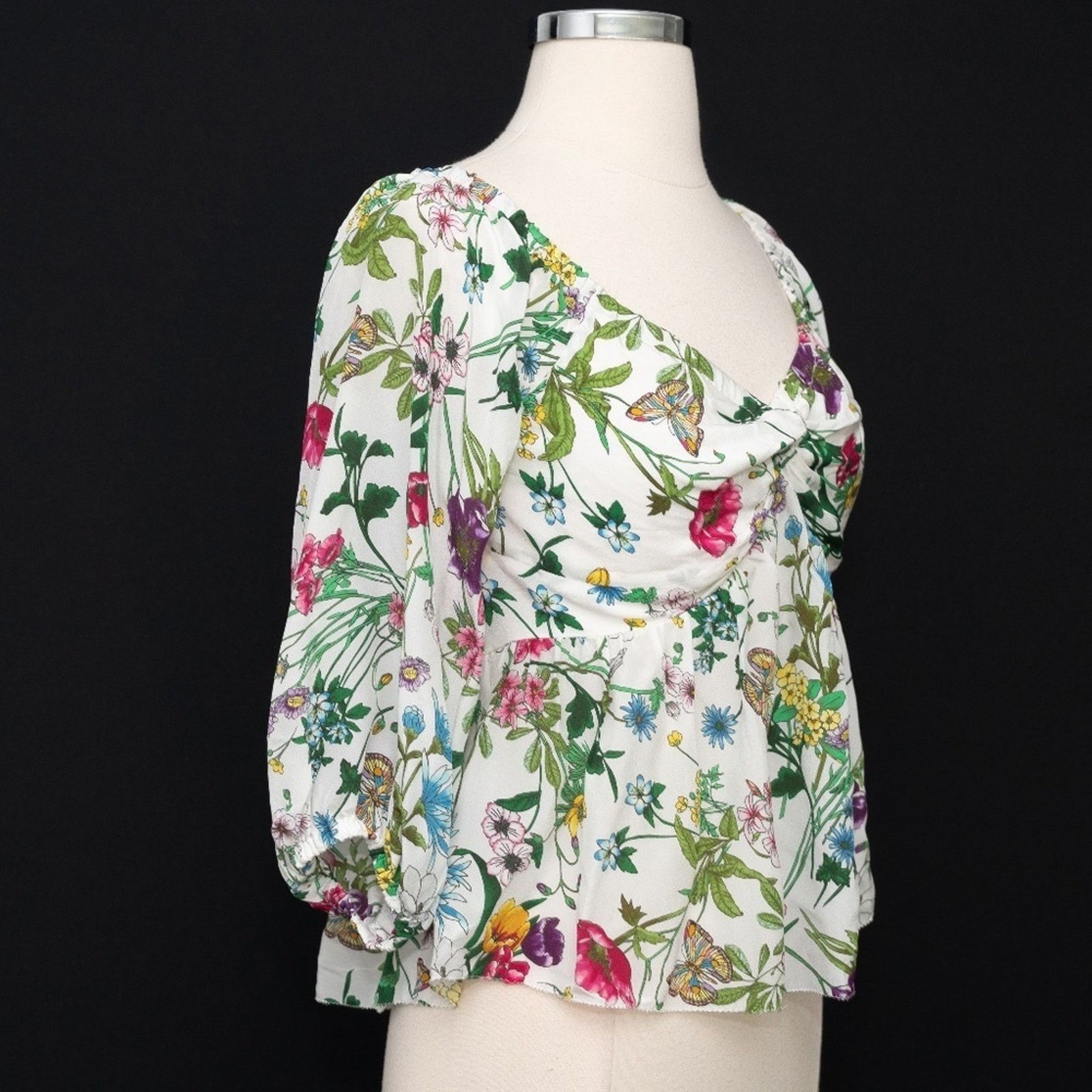 L'AGENCE L'Agence. Elena Floral Top. Size S / US 4 / IT 40 - 5 Thumbnail