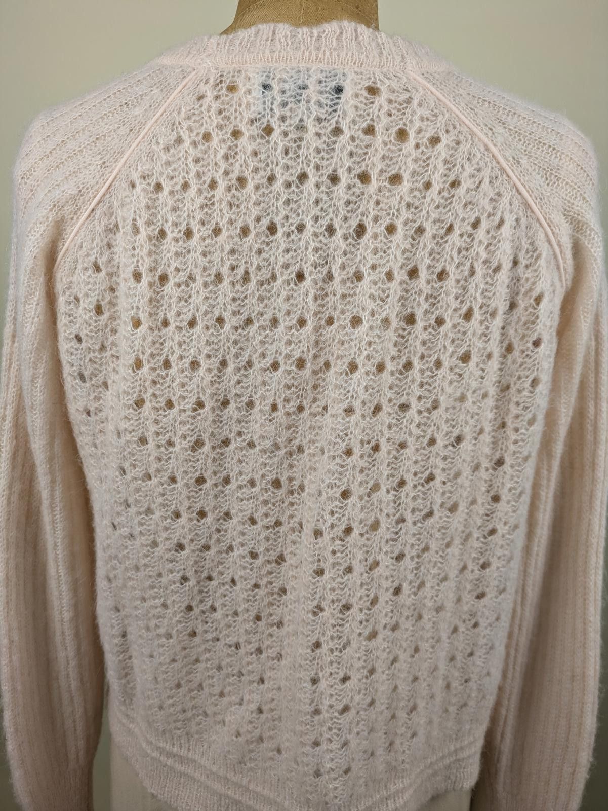 3.1 Phillip Lim Phillip Lim baby pink alpaca wool cardigan Size S / US 4 / IT 40 - 8 Thumbnail