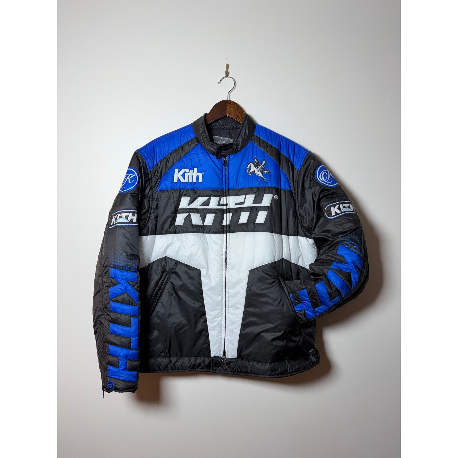 Kith Kith Checkered Satin Dayton Combo Pullover in Black | Grailed