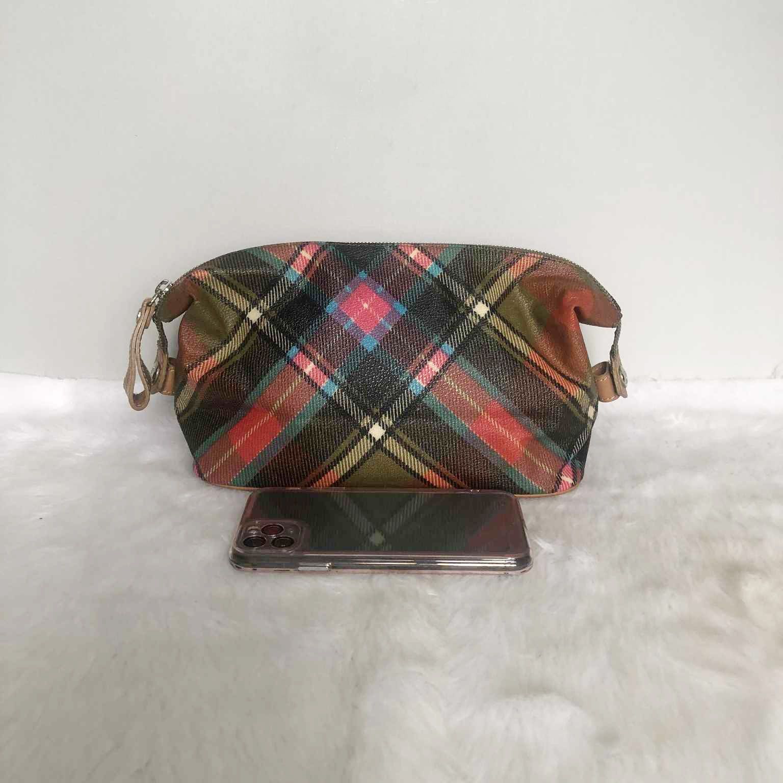 Vivienne Westwood Vintage Red Mix Tartan Clutch Bag Size ONE SIZE - 9 Thumbnail