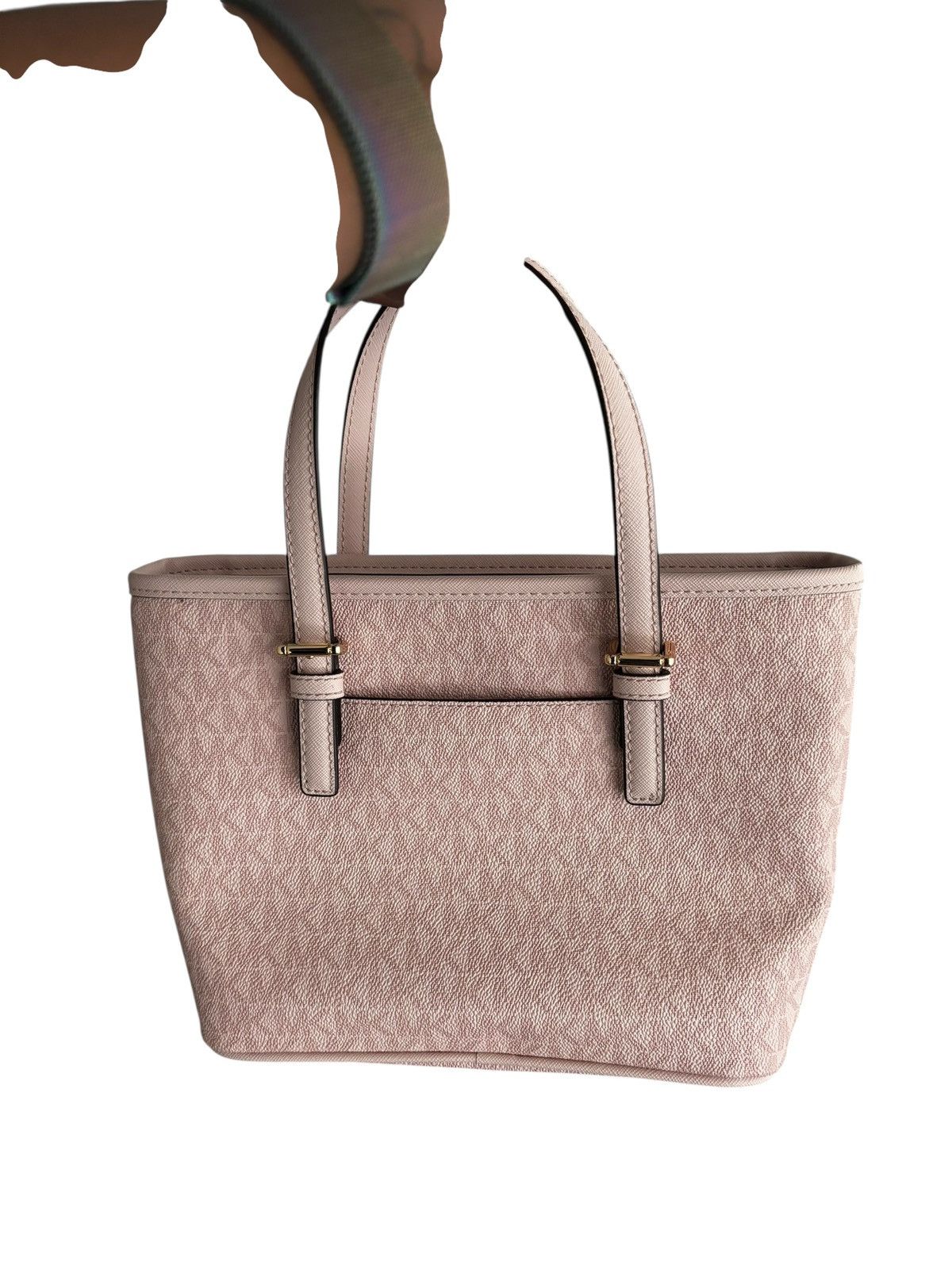 Michael Kors Michael Kors Jet Set Travel Extra-Small Logo Top-Zip Tote Size ONE SIZE - 5 Thumbnail