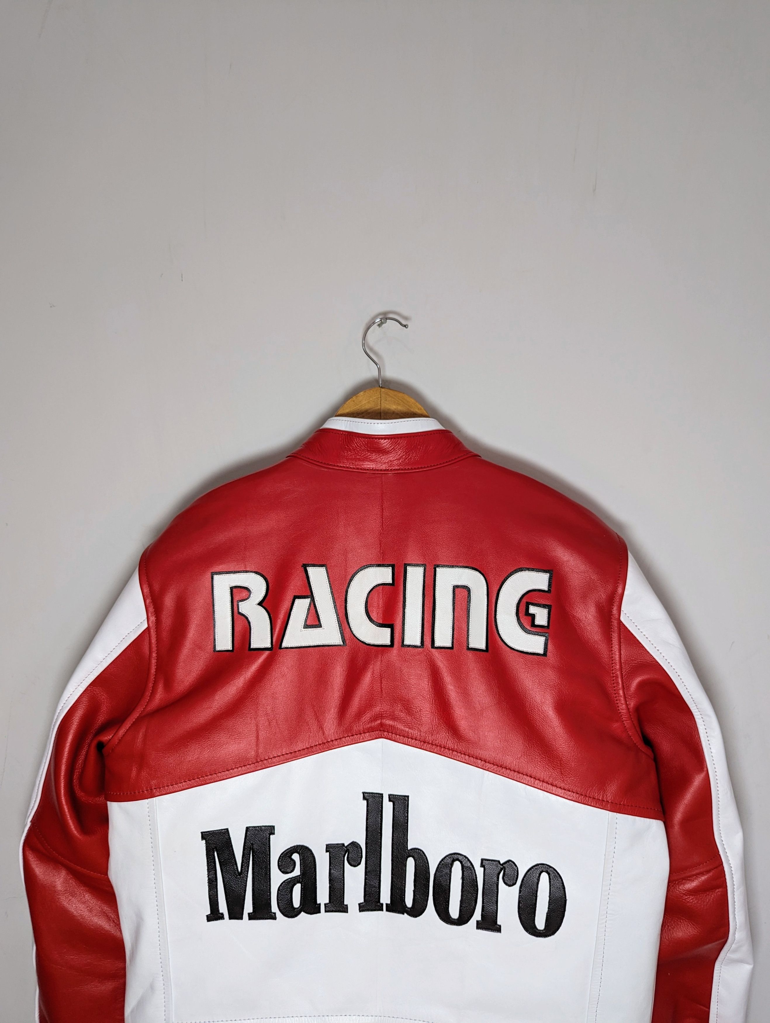 Vintage 🔥🔥 MARLBORO Leather Jacket RARE STREETWEAR Size US M / EU 48-50 / 2 - 8 Thumbnail