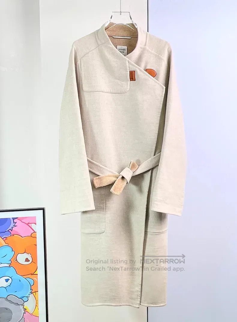 Hermes Hermes Beige Cashmere Coat Size XS / US 0-2 / IT 36-38 - 3 Thumbnail