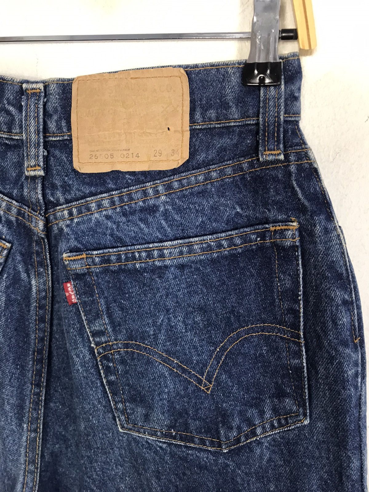 Levi's Vintage Clothing Levi's Strauss 80s 505 26505-0217 Talon Zip Denim Jeans Size 27" / US 4 / IT 40 - 9 Thumbnail