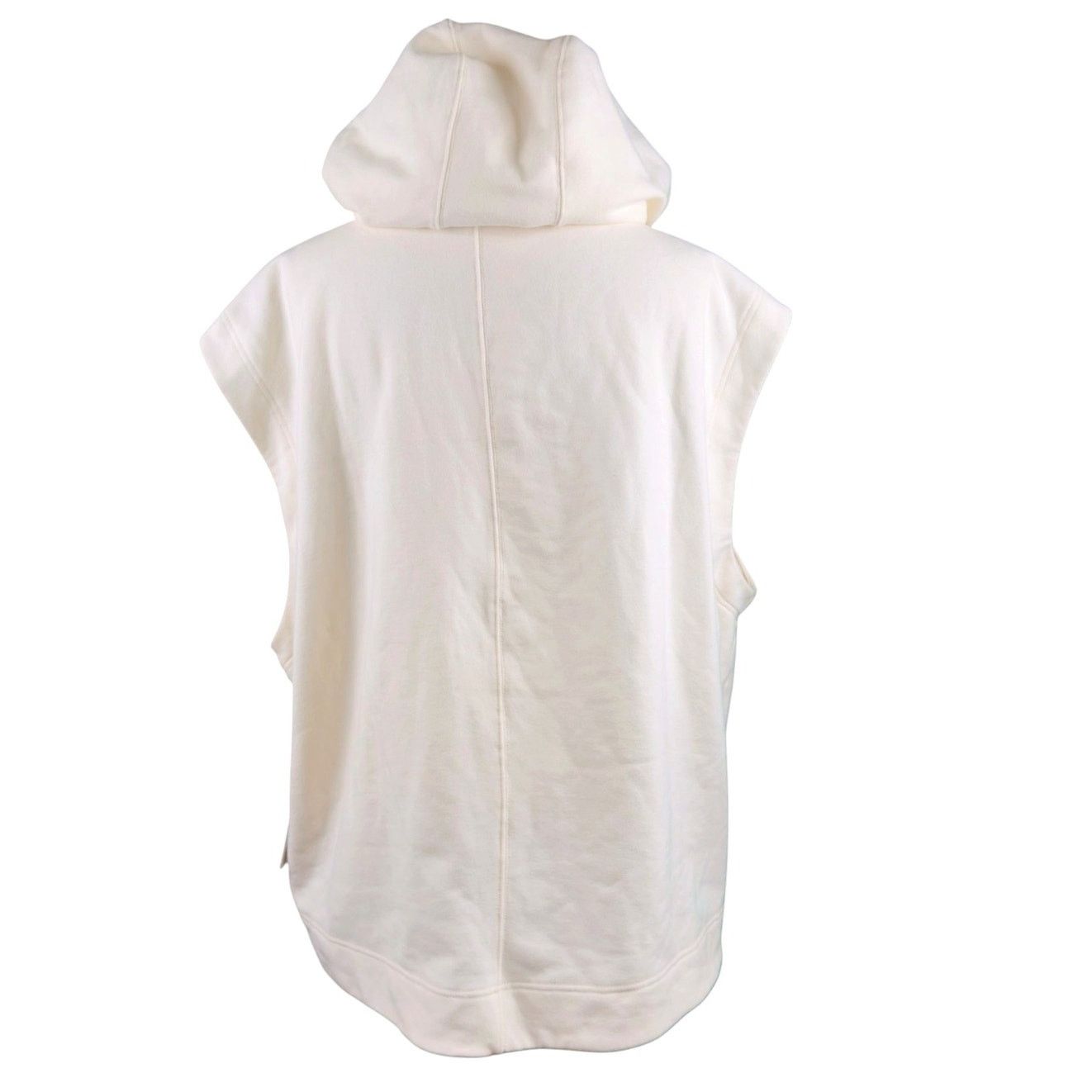 Athleta Athleta Retroplush Cocoon Hoodie Sweatshirt White LARGE Size L / US 10 / IT 46 - 5 Thumbnail