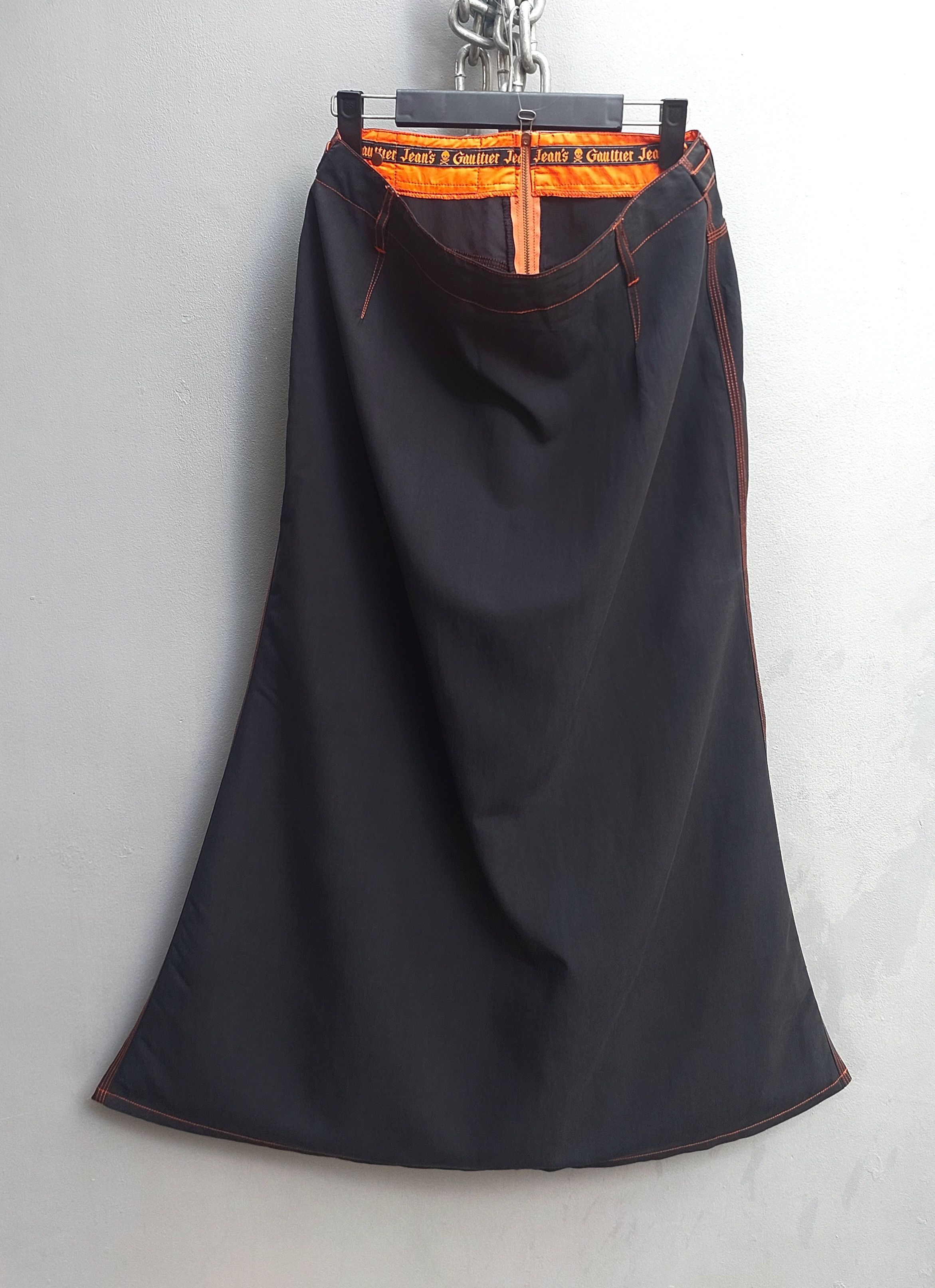 Jean Paul Gaultier Jean Paul Gaultier Vintage Contrast Stitch Skirt Size 32" / US 10 / IT 46 - 1 Thumbnail