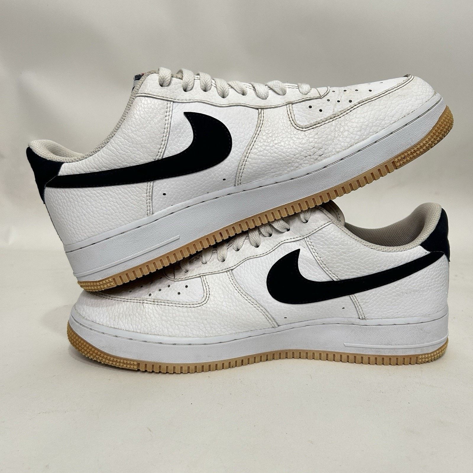 Nike Nike Air Force 1 Low ‘07 "White Obsidian" 2019 Size US 11.5 / EU 44-45 - 3 Thumbnail