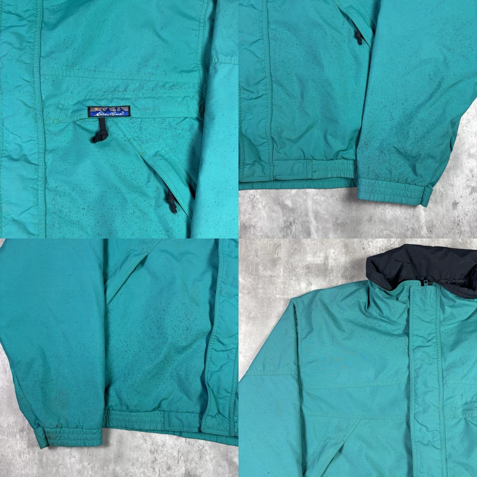 Eddie Bauer VINTAGE Eddie Bauer Jacket Windbreaker Full Zip XL Blue USA Windbreaker Mens 80s Nylon Softshell Skiing Travel Size US XL / EU 56 / 4 - 8 Thumbnail