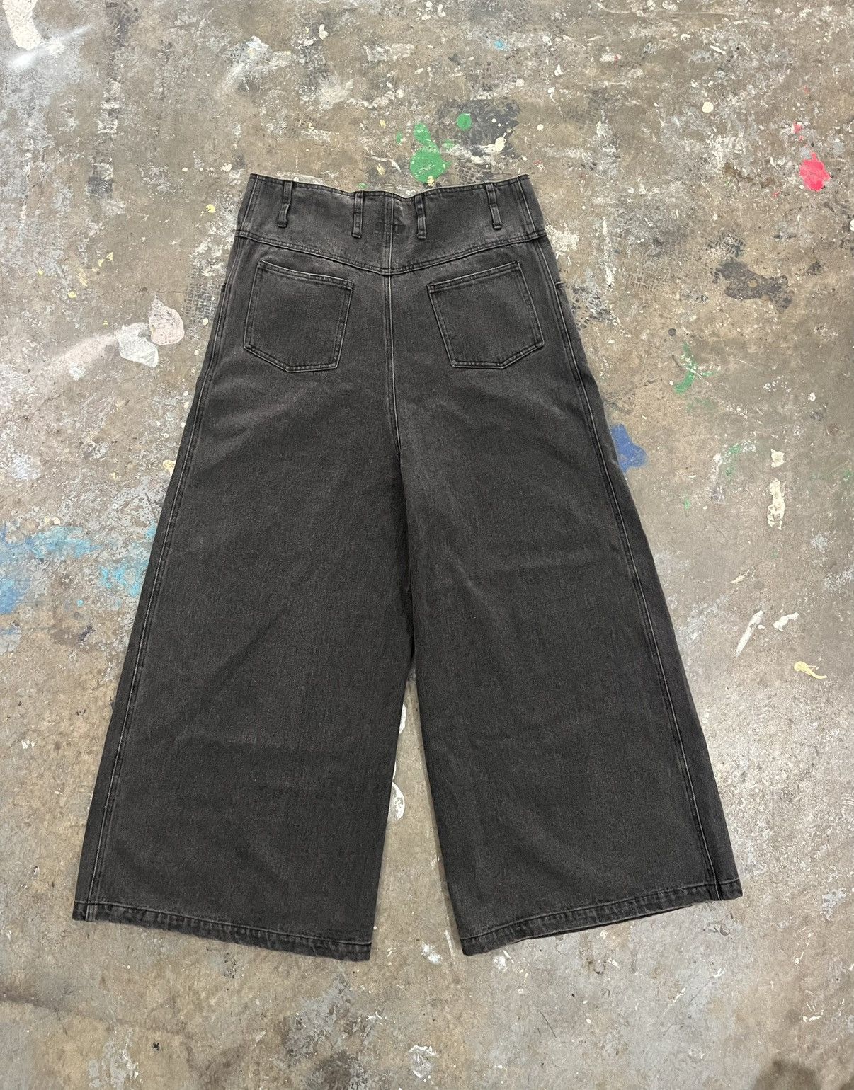 Raf Simons Raf Simons Redux AW04 Wide Leg Denim Size US 34 / EU 50 - 2 Thumbnail