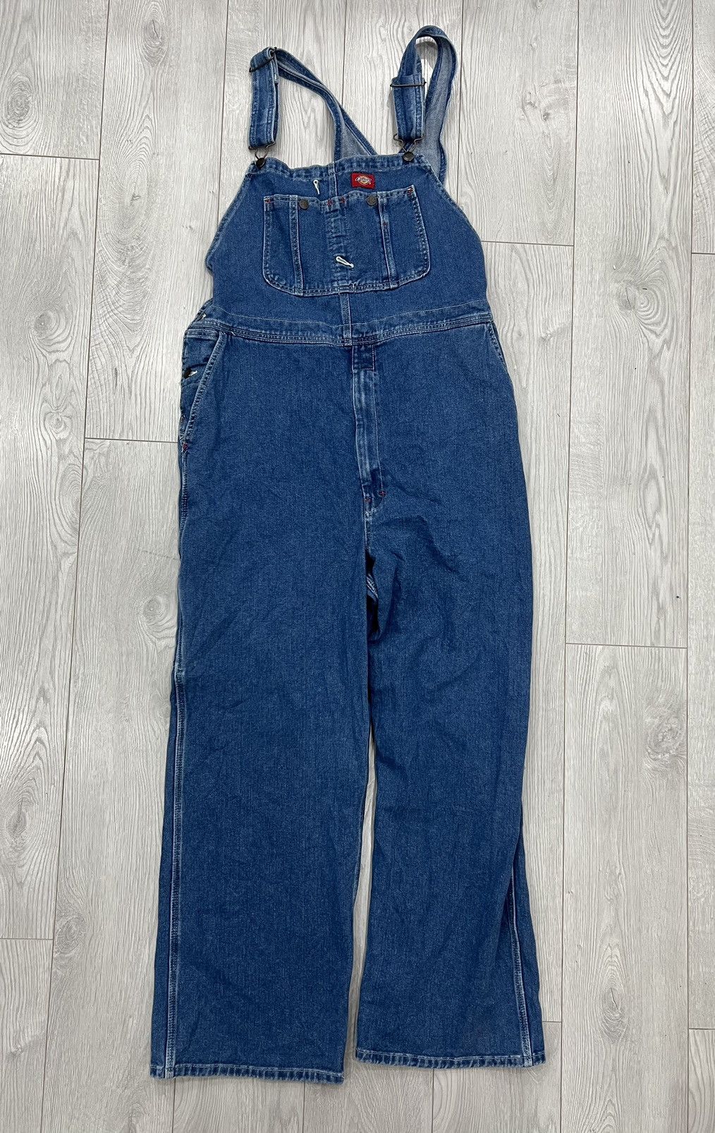 Dickies Vintage Dickies Denim Overalls Jeans Pants 42x32 Size US 42 / EU 58 - 1 Thumbnail