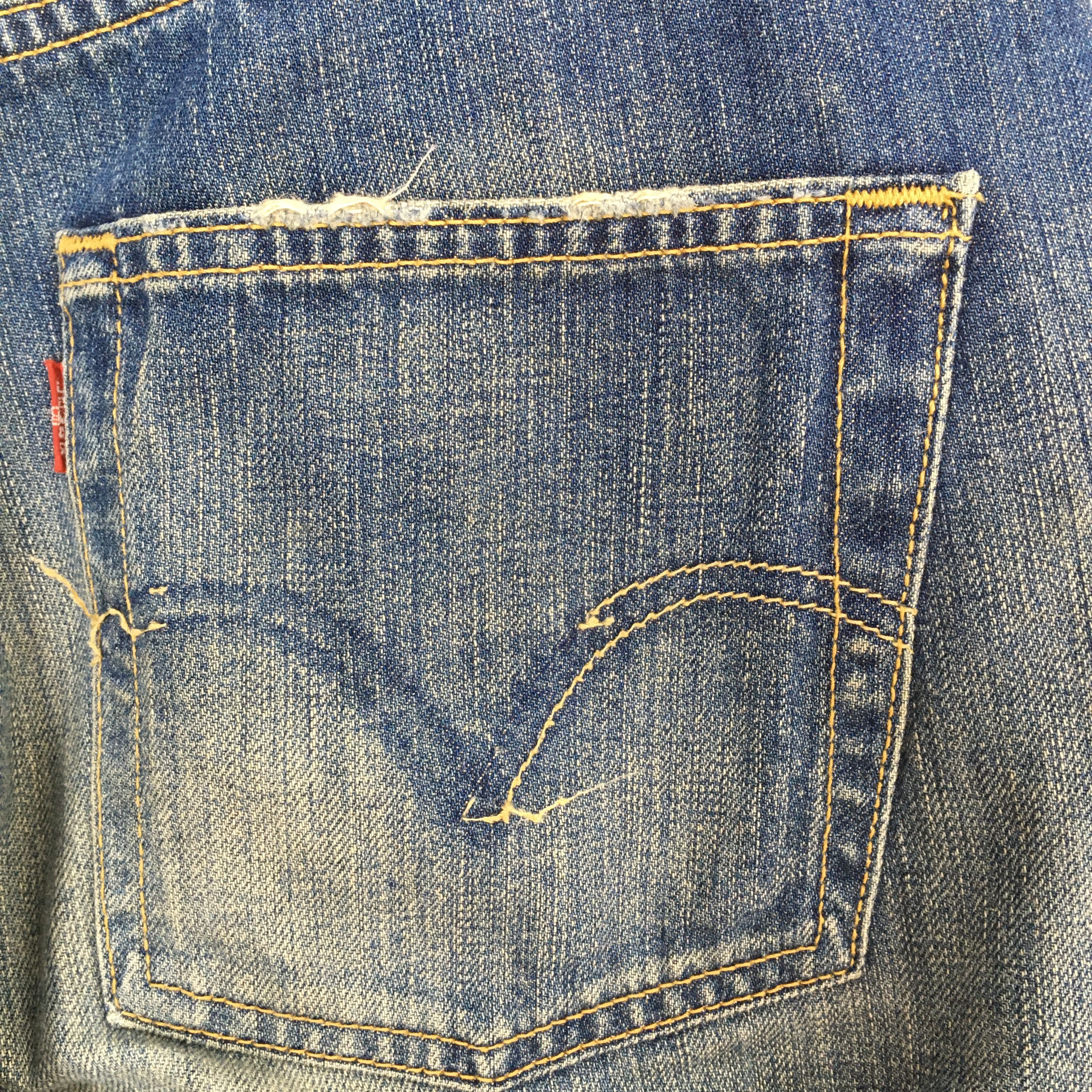Levi's Size 30x29 Vintage Levi's 501 Indigo Blue Jeans Medium S1566 Size US 30 / EU 46 - 16 Thumbnail