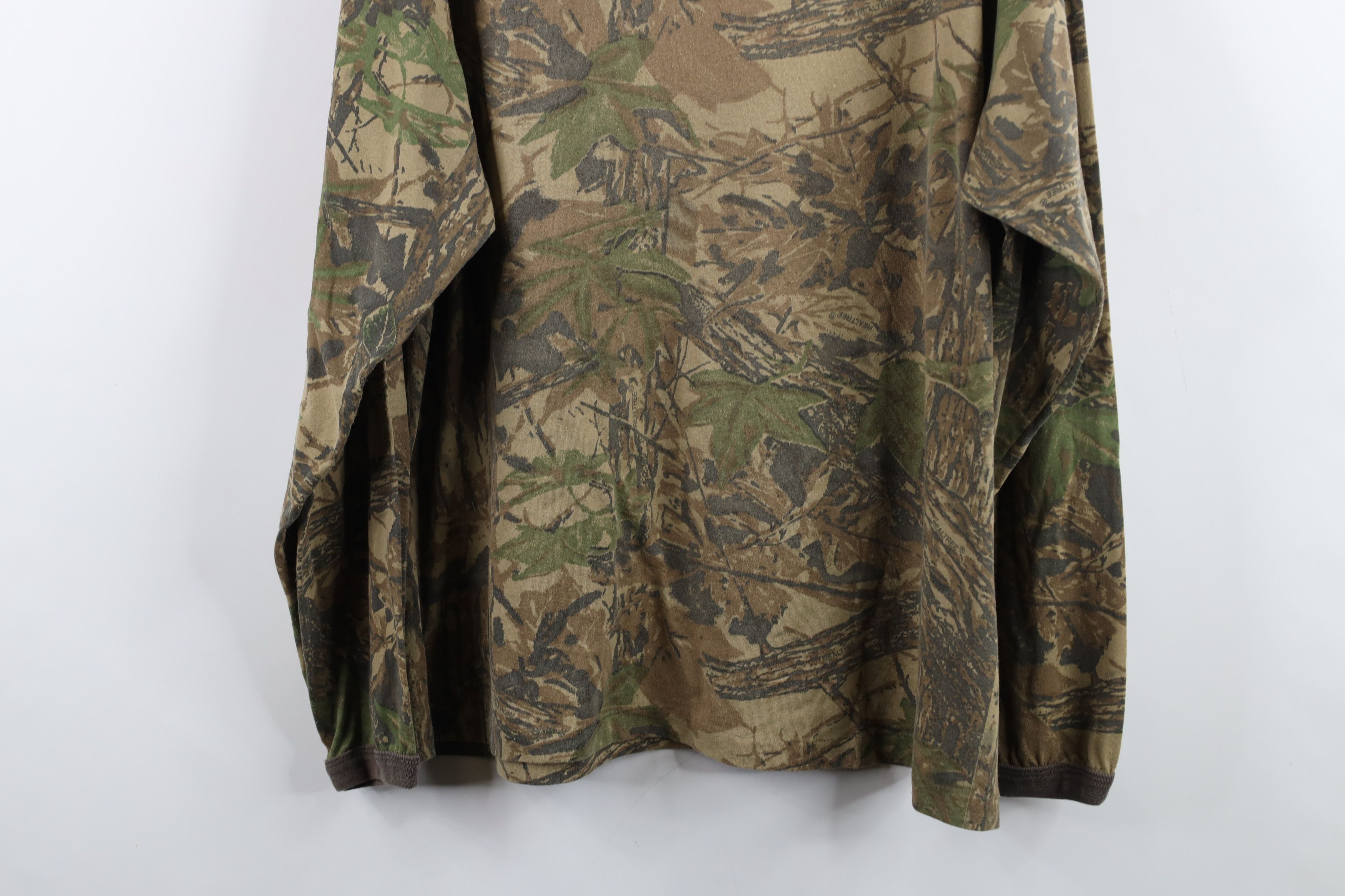 Vintage Vintage 90s Streetwear Camouflage Long Sleeve T-Shirt USA Size US XL / EU 56 / 4 - 13 Thumbnail