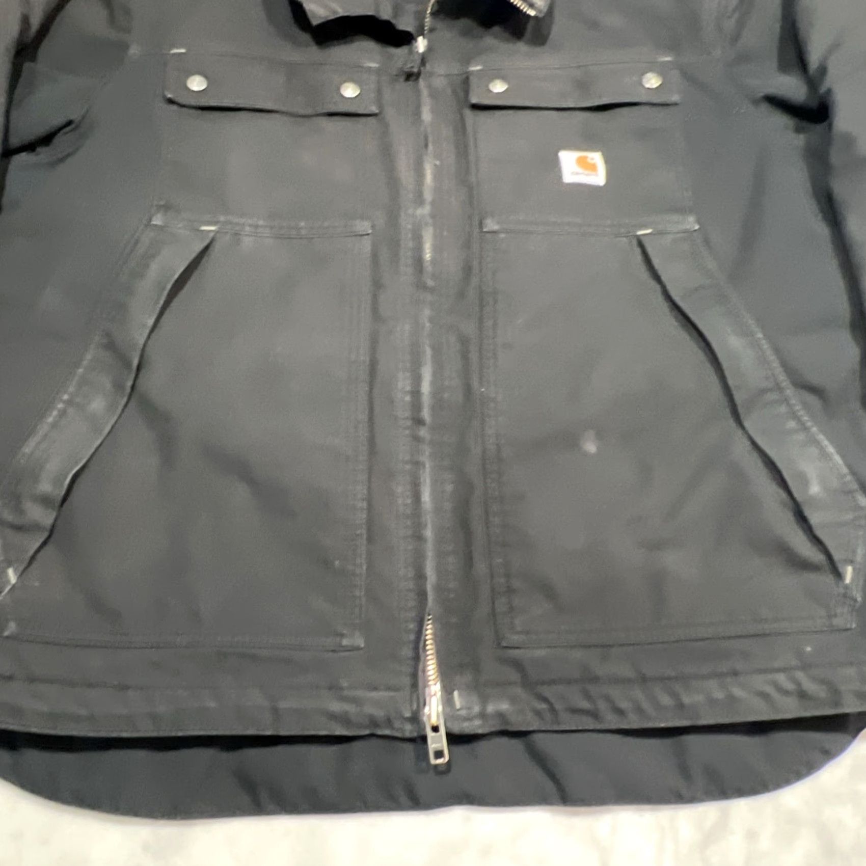 Carhartt Carhartt Jacket Men L Black Quick Duck Thinsulate Insulation Full Zip Jefferson Jacket Size US L / EU 52-54 / 3 - 4 Thumbnail