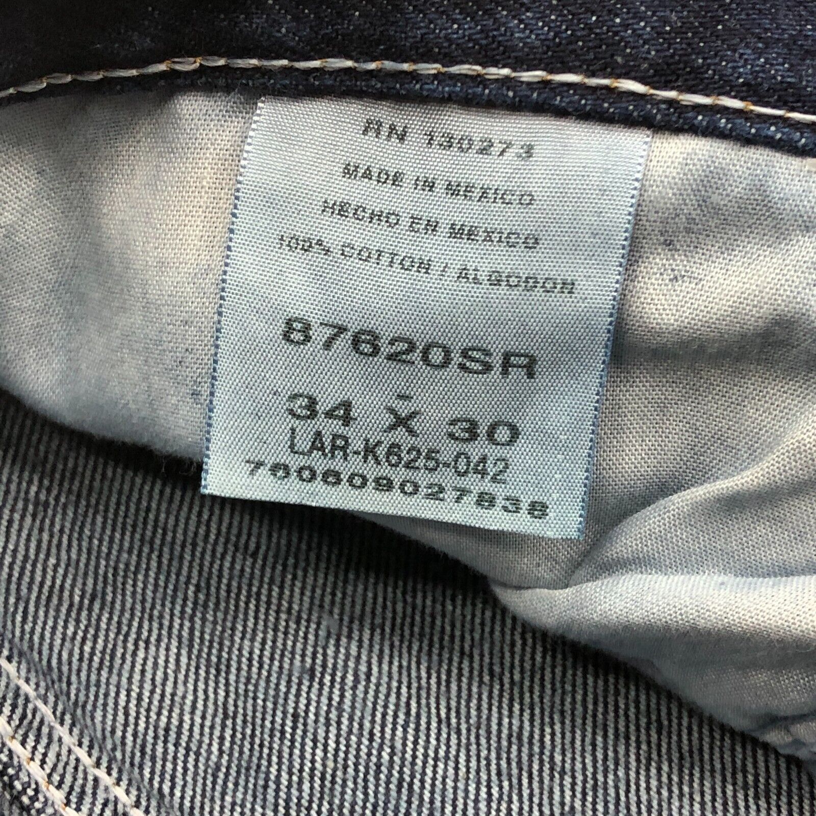 Rustler rustler regular fit straight leg dark wash blue jeans Size US 34 / EU 50 - 4 Thumbnail