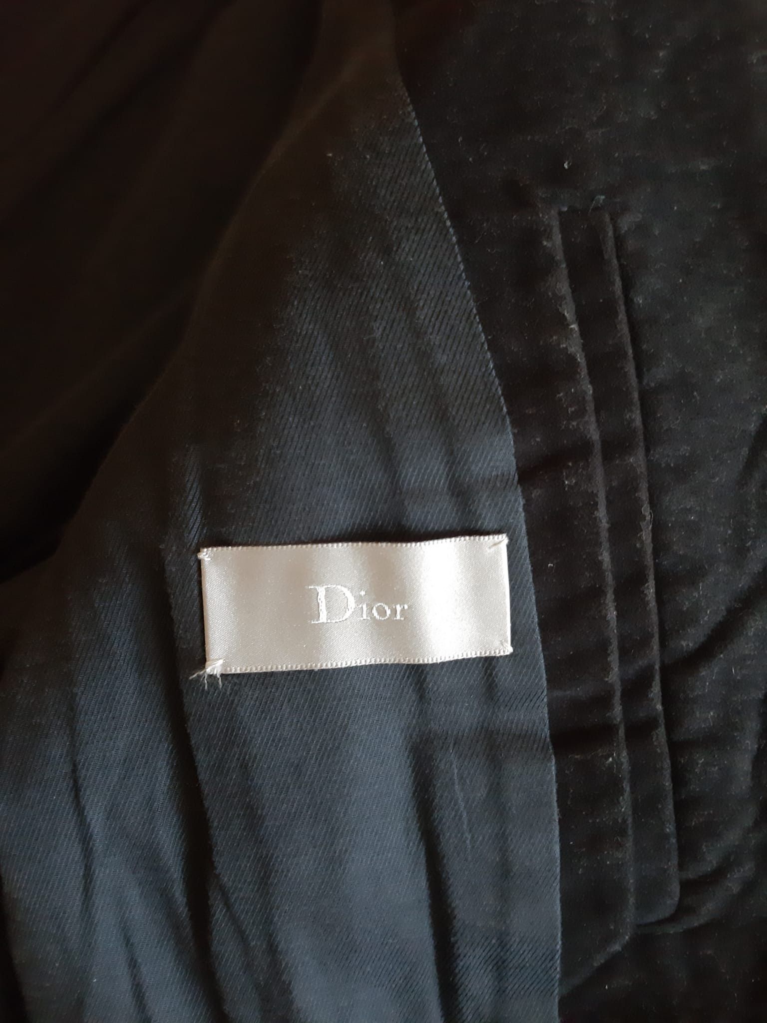 Dior × Hedi Slimane Dior FW03 "Luster" Wool Moleskin Napoleon Military Vest Size US M / EU 48-50 / 2 - 8 Thumbnail