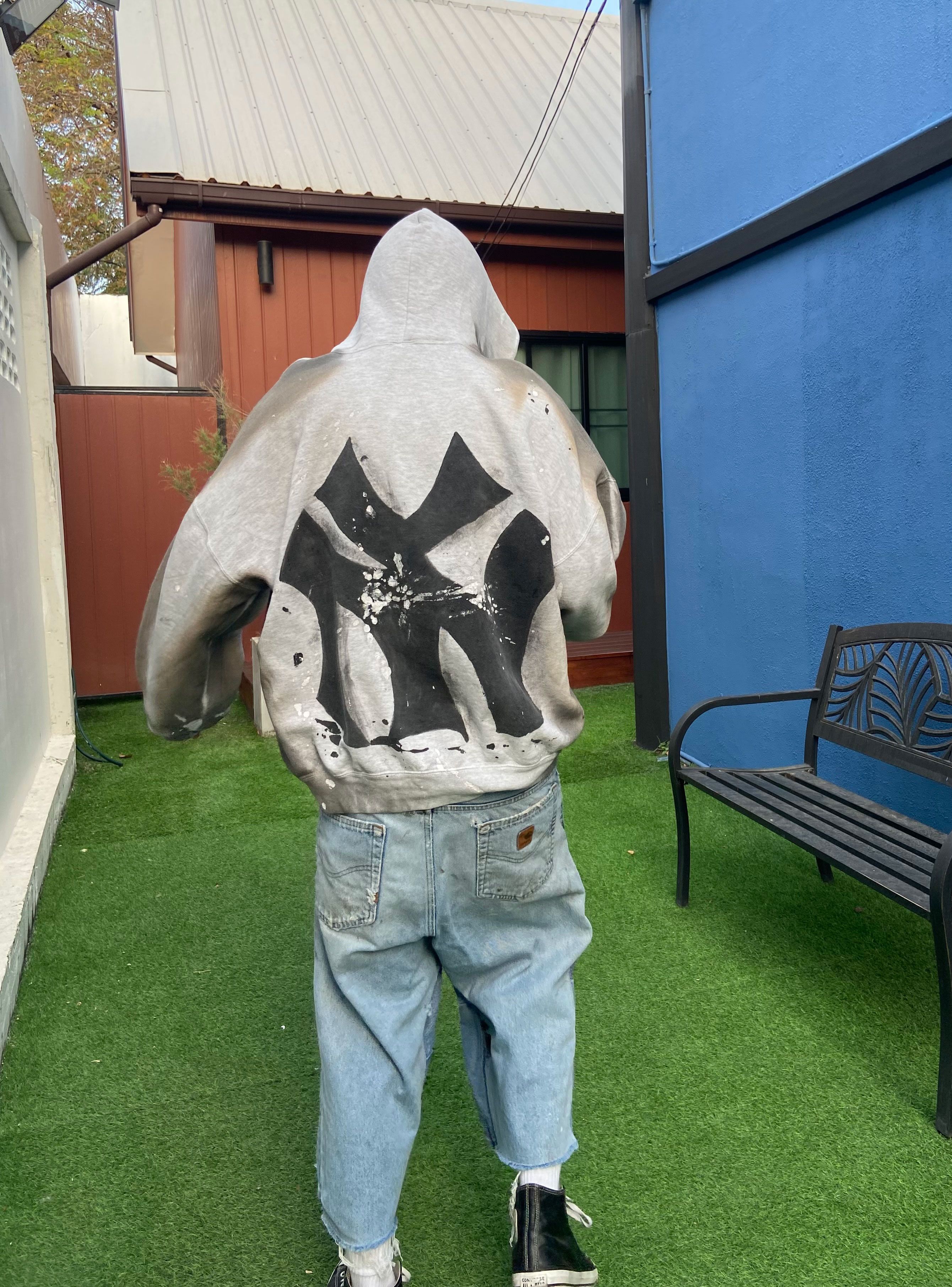 Russell Athletic XXL* 90s Vintage Russell ”NY NY“ ZIP Hoodie Size US XXL / EU 58 / 5 - 16 Thumbnail