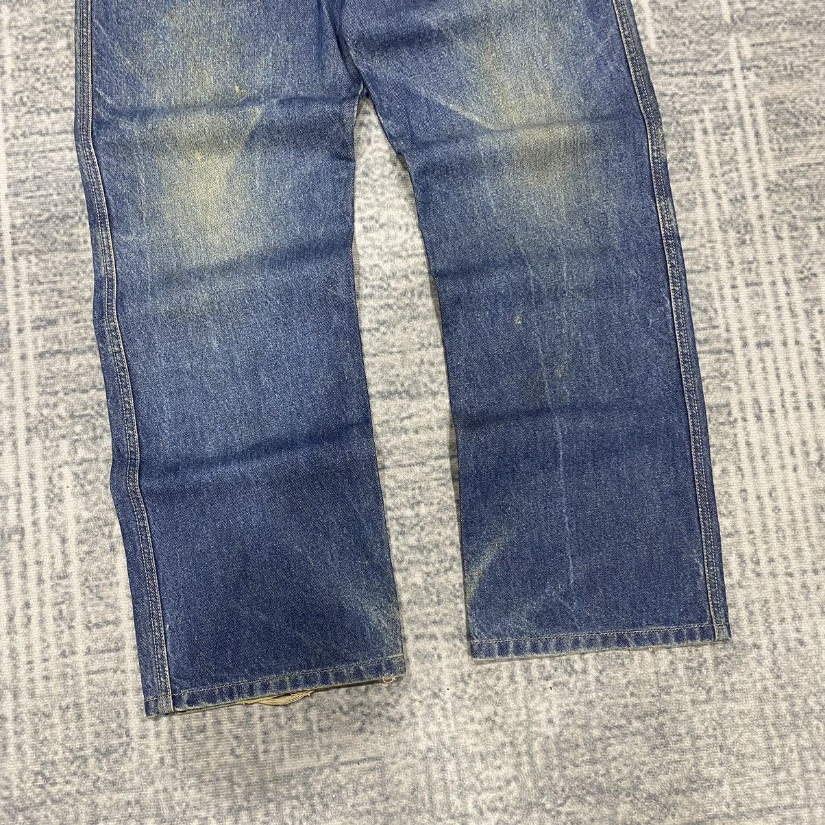 Calvin Klein × Vintage Sick☠️ CK Vintage Straight Cut Jeans 80s Mud Wash Dirty Size US 32 / EU 48 - 3 Thumbnail