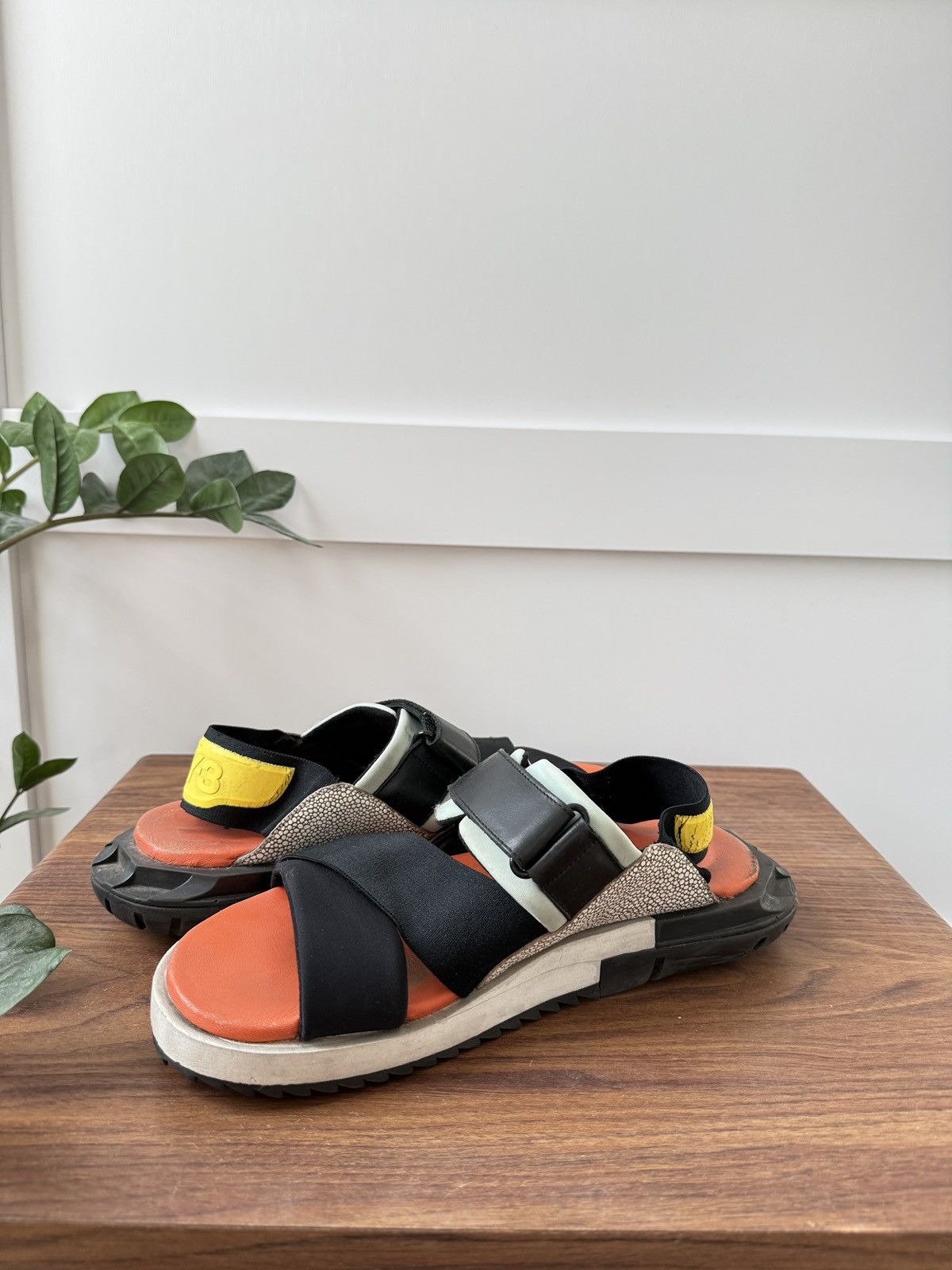 Y-3 Orange Stingray Kahoe Sandal Size US 8 / EU 41 - 7 Thumbnail