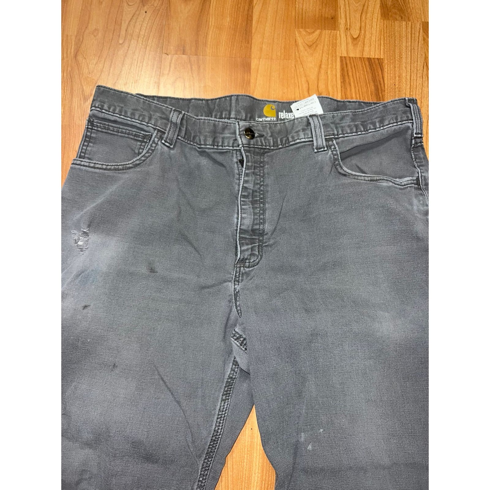 Carhartt Carhartt Pants Workwear Bottoms Dungaree Relaxed Gray 38x30 Size US 38 / EU 54 - 4 Thumbnail