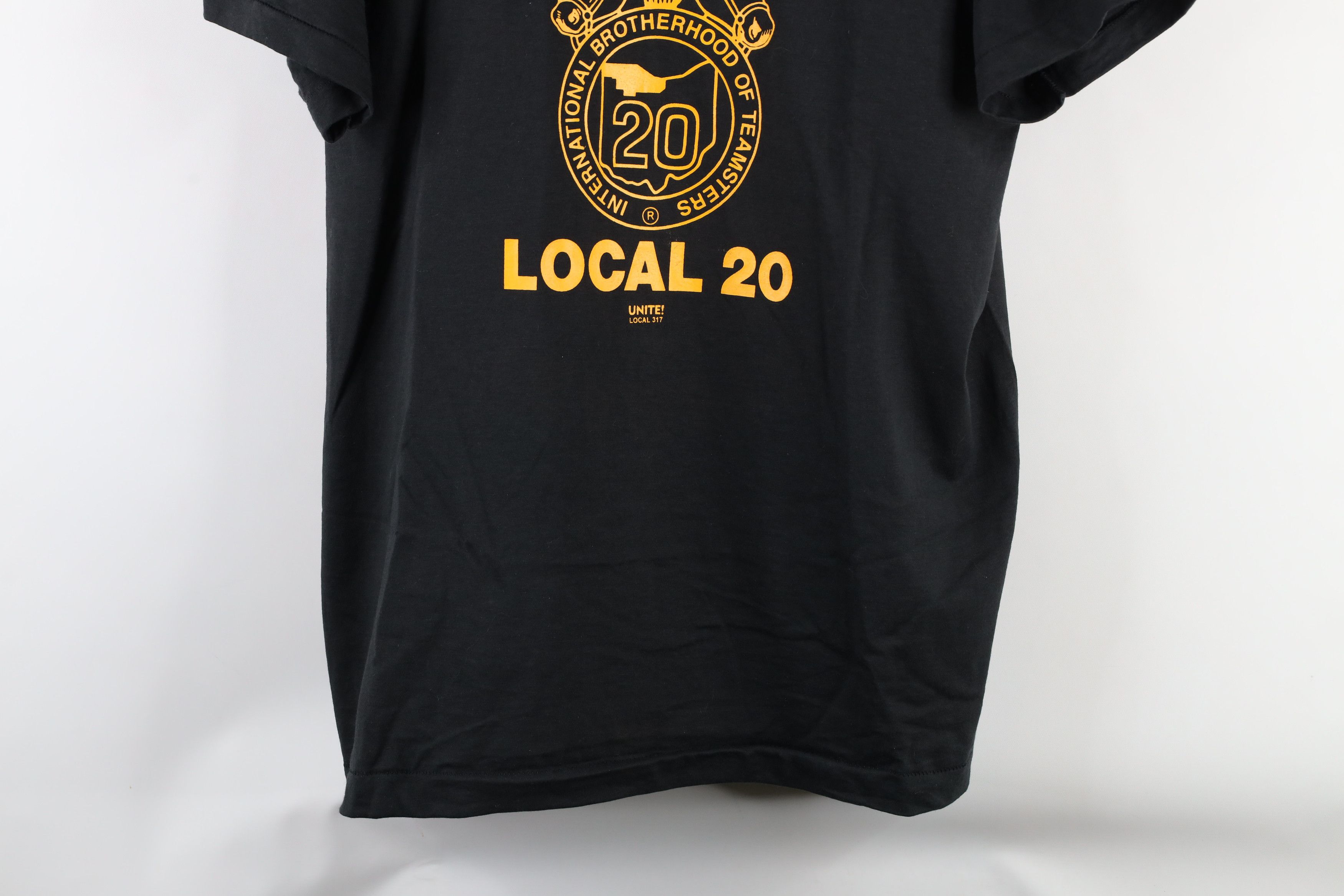 Vintage Vintage 80s 20 Teamsters Union Short Sleeve T-Shirt USA Size US XL / EU 56 / 4 - 3 Thumbnail