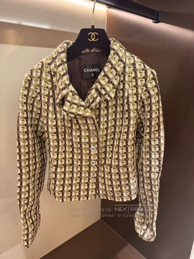 Chanel Chanel 23A Dakar Series Colourful Tweed Coat Size XXS / US 00 / IT 34 - 1 Thumbnail