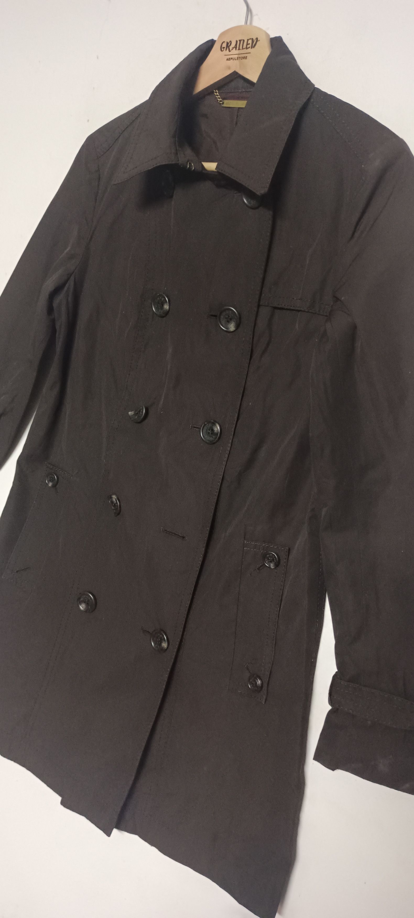 Michael Kors × Vintage Vintage🔥 Michael Kors Double Collar Trench Coat Size US S / EU 44-46 / 1 - 8 Thumbnail