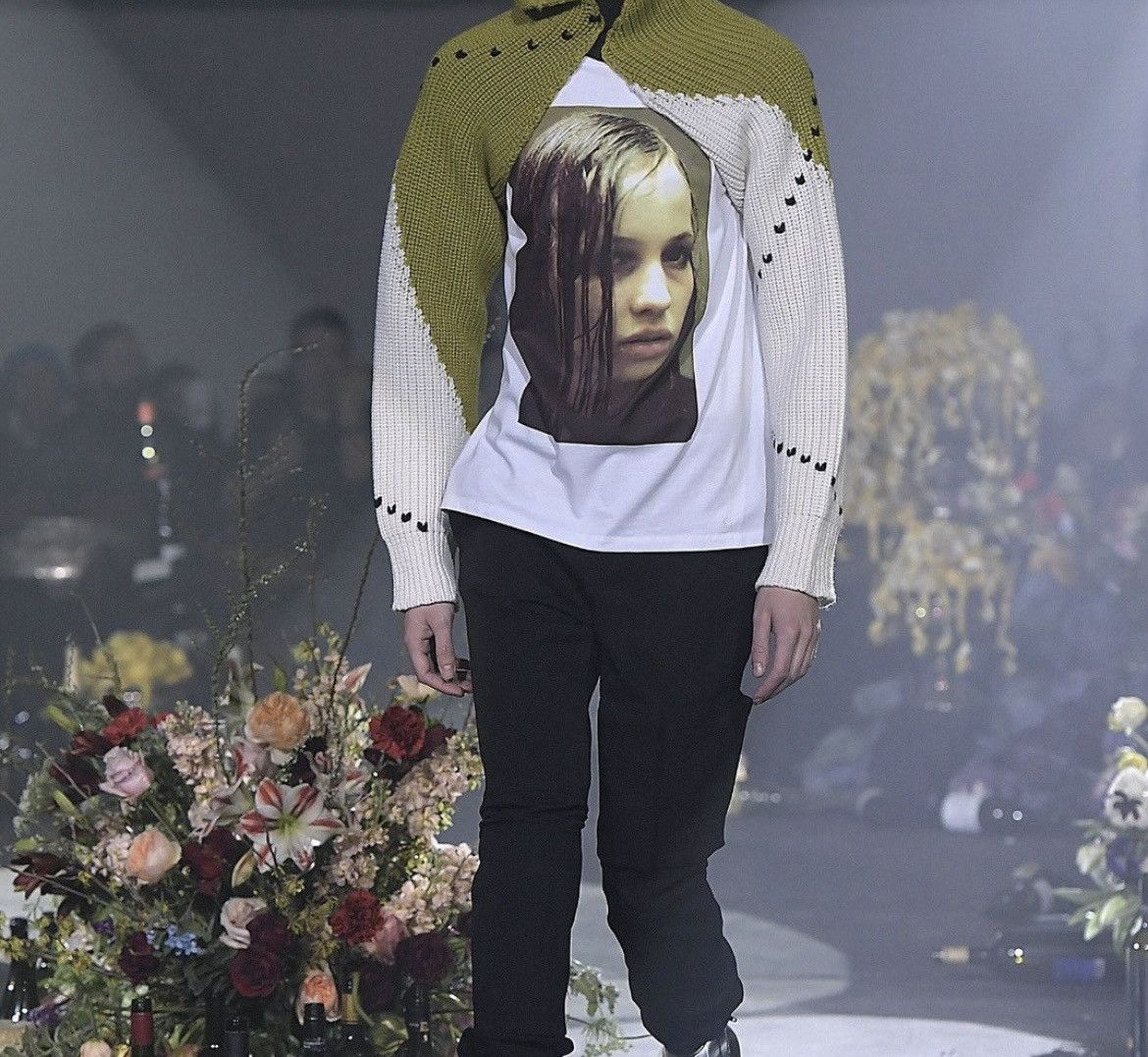 Raf Simons × Raf by Raf Simons Rare* Raf Simons x 'Christiane F. Berlin Zoo' FW18 Size US L / EU 52-54 / 3 - 8 Thumbnail