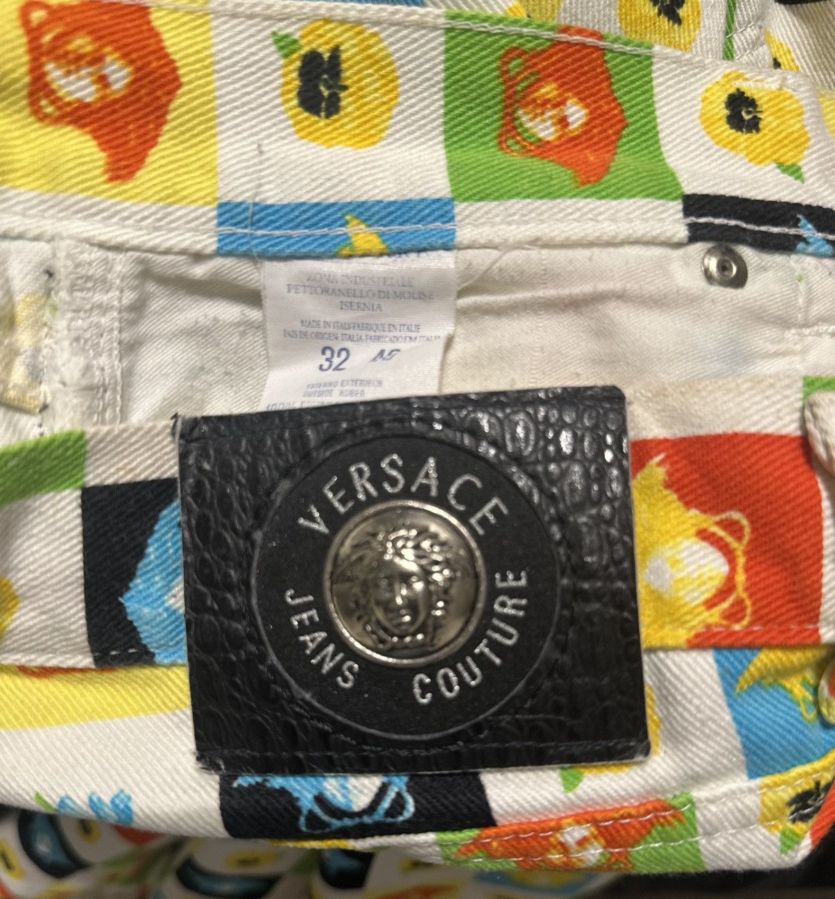Versace Jeans Couture Vintage 90s Versace Jeans Couture Medusa Print Pants Size US 32 / EU 48 - 5 Thumbnail