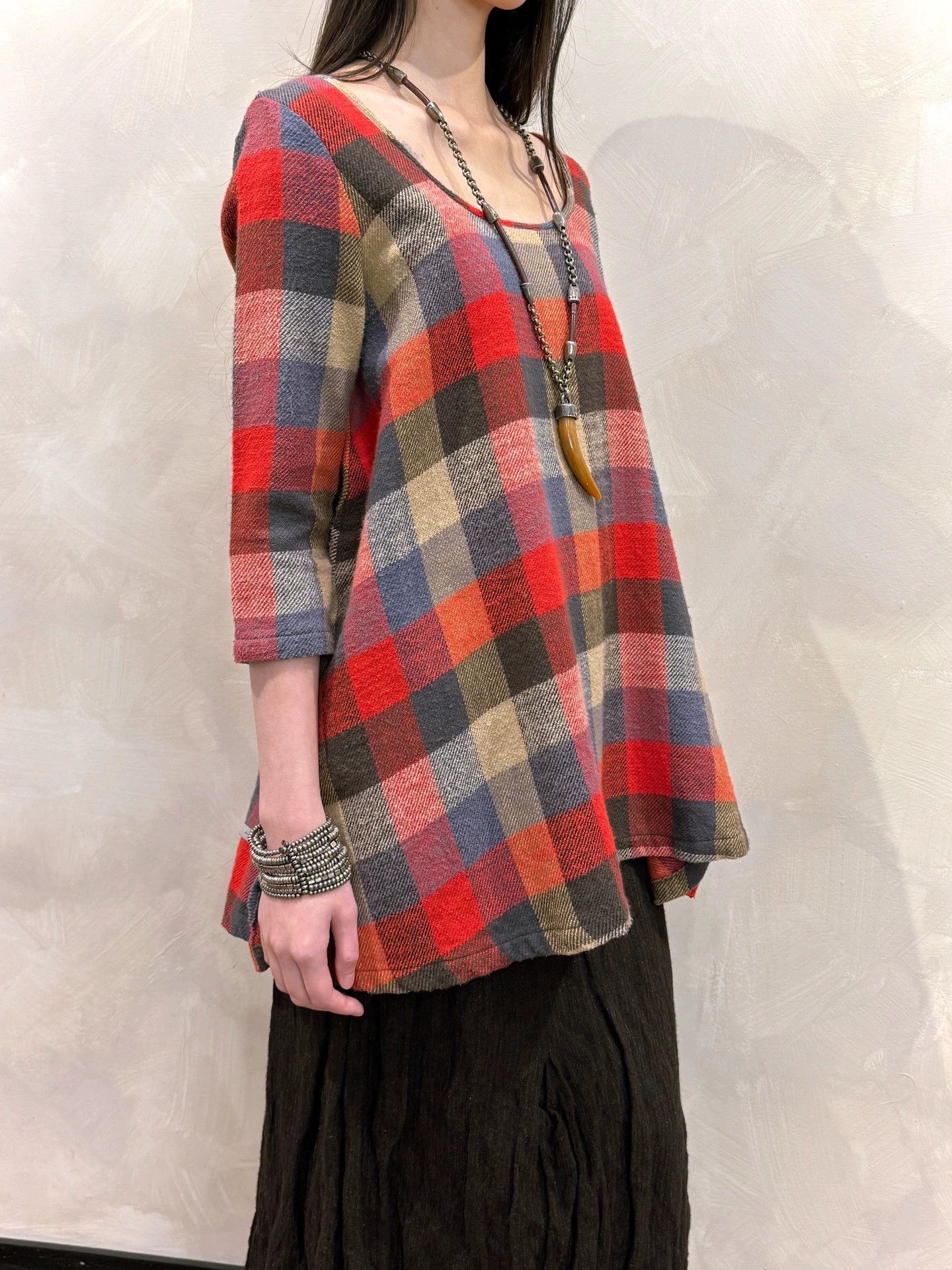 Kapital Kapital Wool Color Block Oversized 3/4 Crew Top Size S / US 4 / IT 40 - 5 Thumbnail