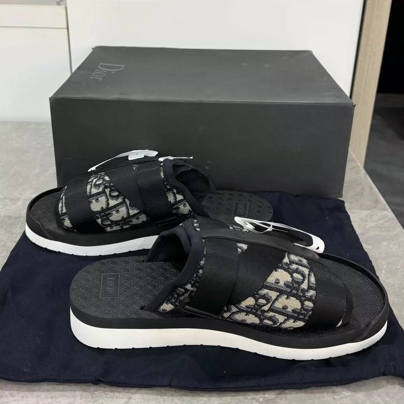 Dior DIOR Alpha Oblique slippers Size US 6 / EU 39 - 2 Thumbnail