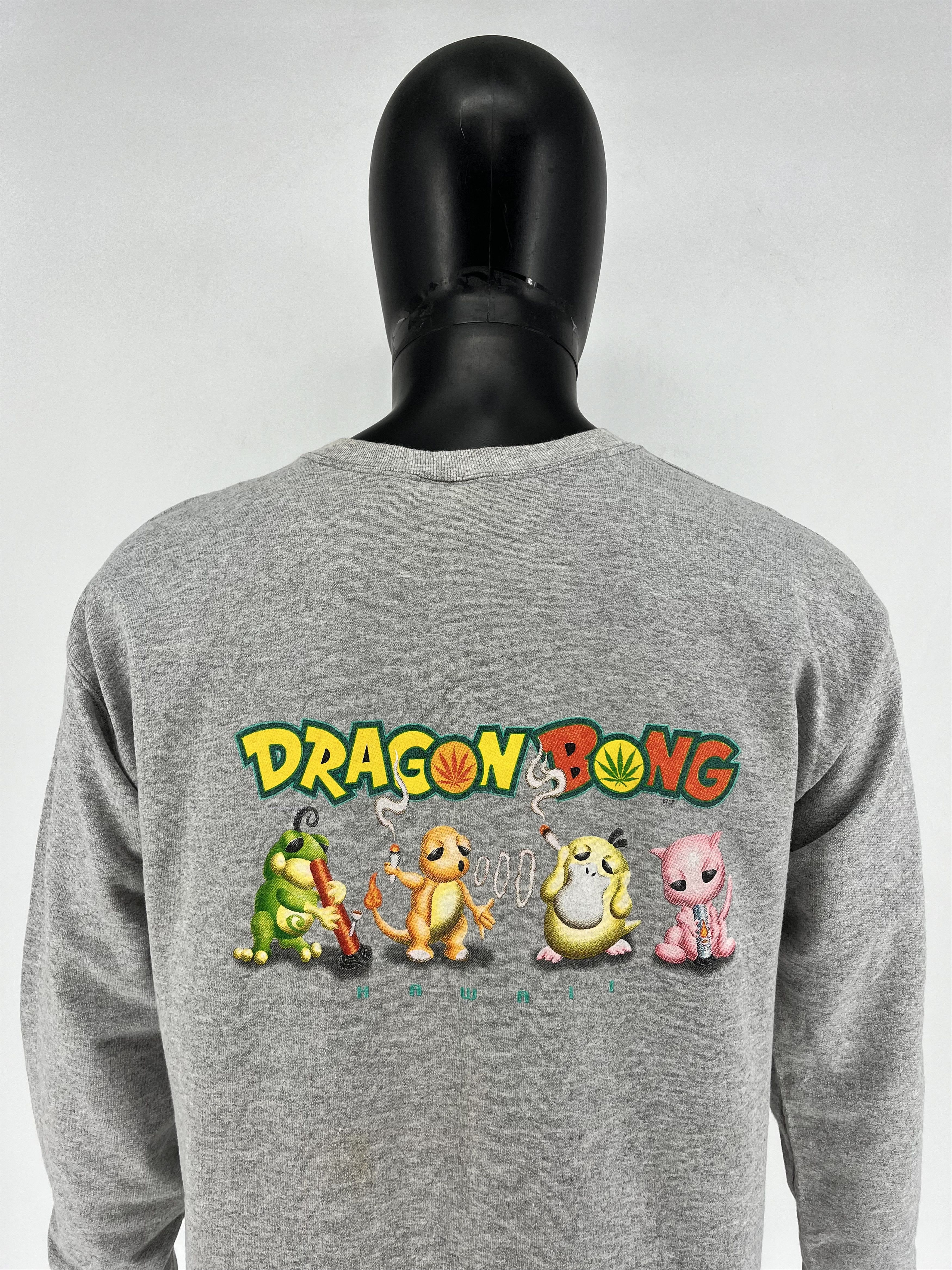 Vintage Smokemon Pokemon Parody 90s Shirt "DRAGON BONG"
