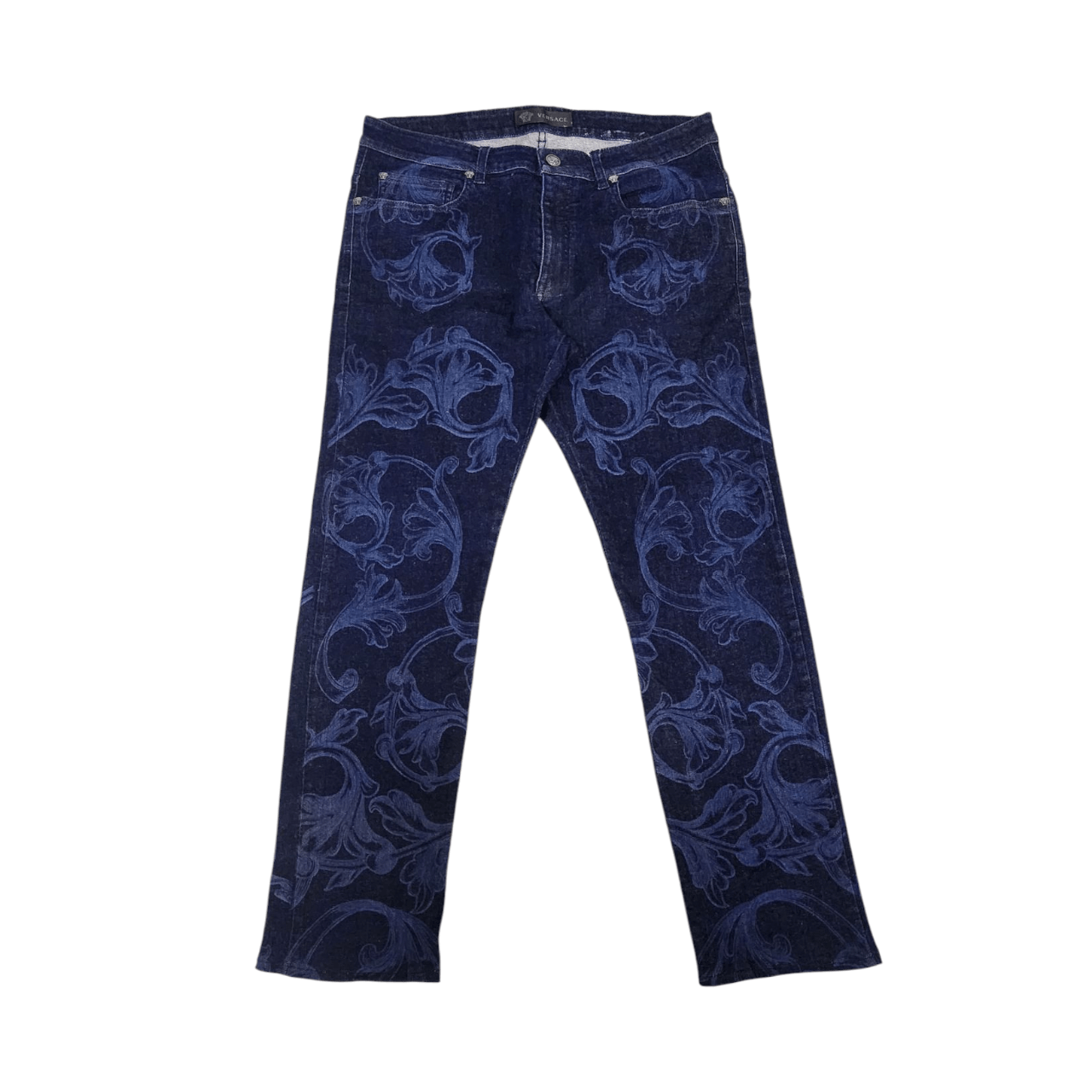 Versace × Versace Jeans Couture Versace printed jeans Size US 34 / EU 50 - 1 Thumbnail