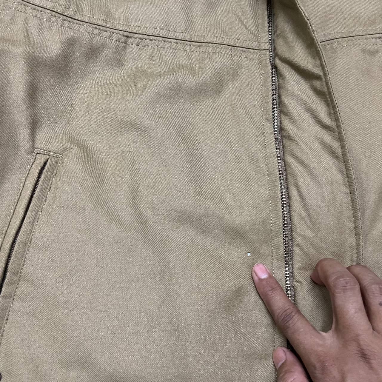 Issey Miyake Vintage Brown by 2-Tacs Wool Bomber Jacket Issey Style Size US L / EU 52-54 / 3 - 6 Thumbnail
