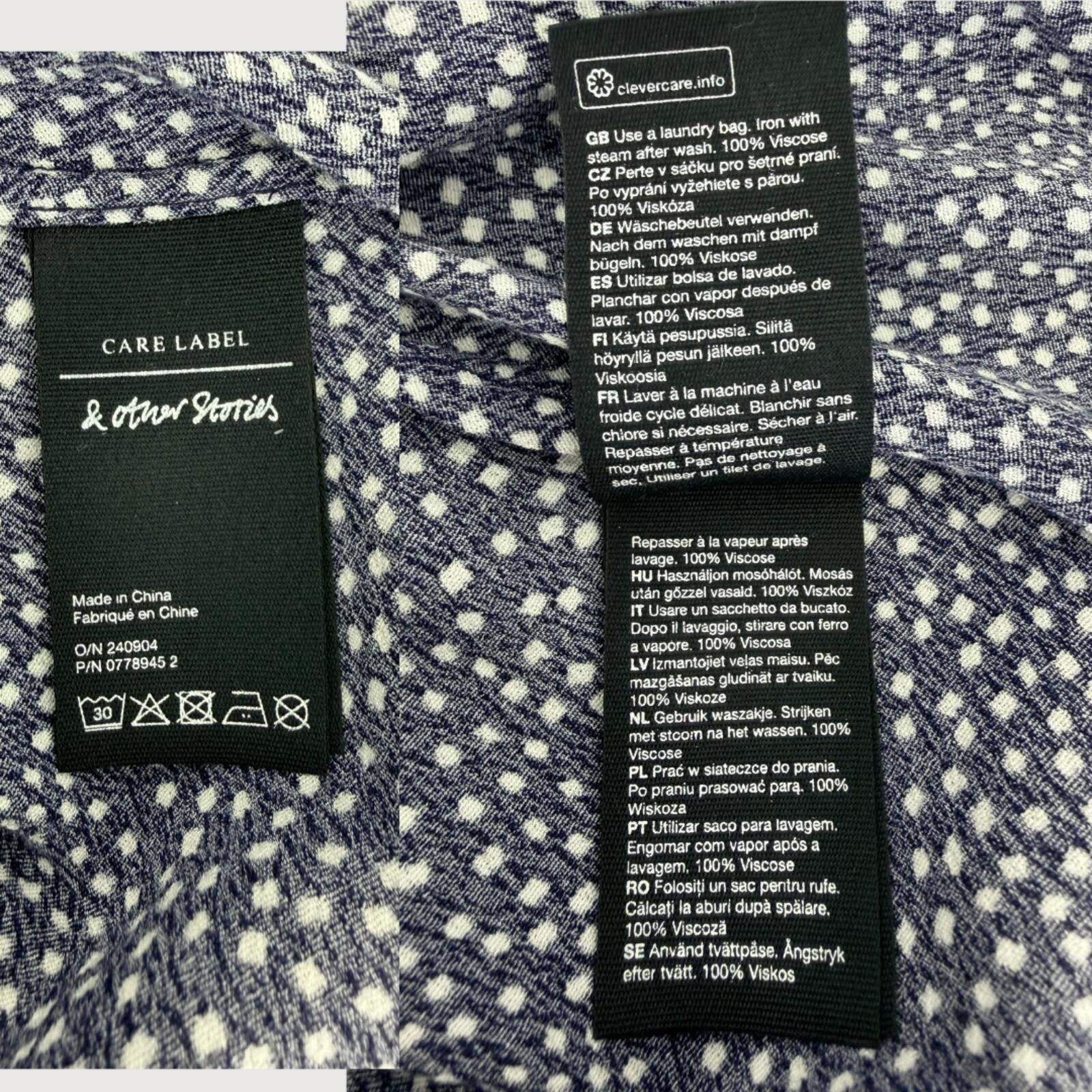 Other & Other Stories Polka Dot Mini Dress XS Size XS / US 0-2 / IT 36-38 - 5 Thumbnail