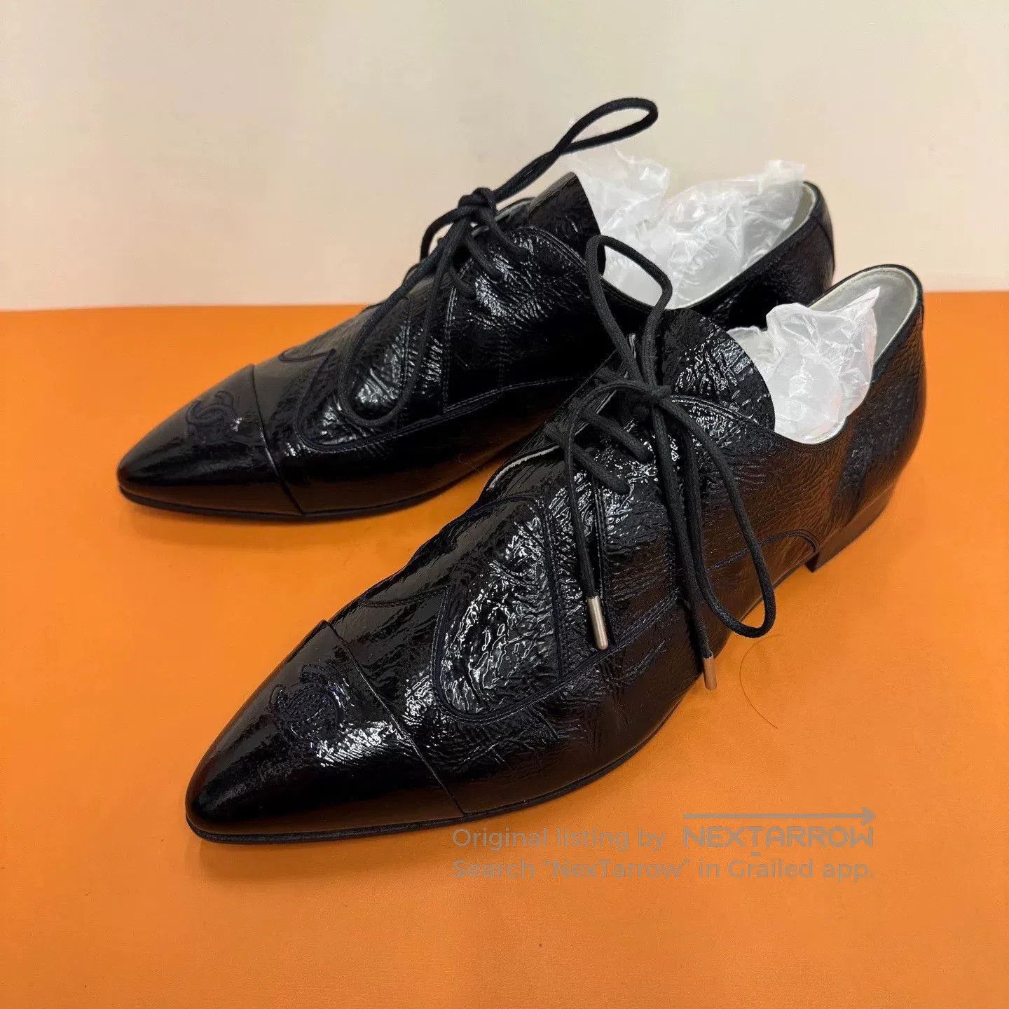 Chanel Chanel Black Pointed. Size US 7 / IT 37 - 1 Thumbnail