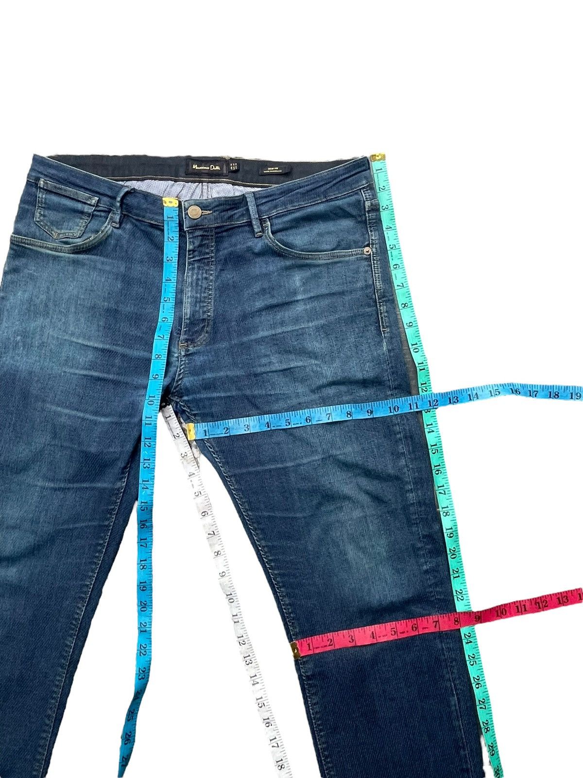 Massimo Dutti Massimo Dutti Slim Fit Denim Size US 35 - 24 Thumbnail