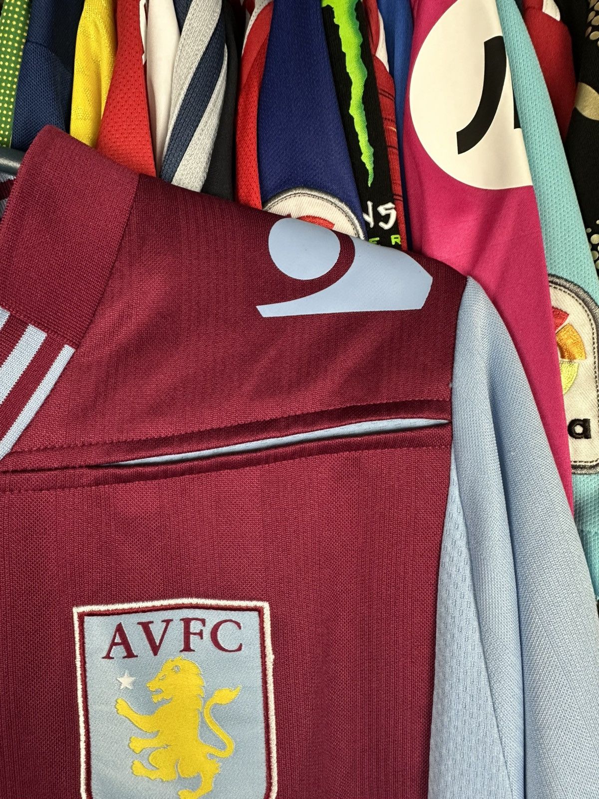 Macron MACRON ASTON VILLA 2013/14 HOME FOOTBAL SHIRT SOCCER JERSEY Size US XL / EU 56 / 4 - 6 Thumbnail