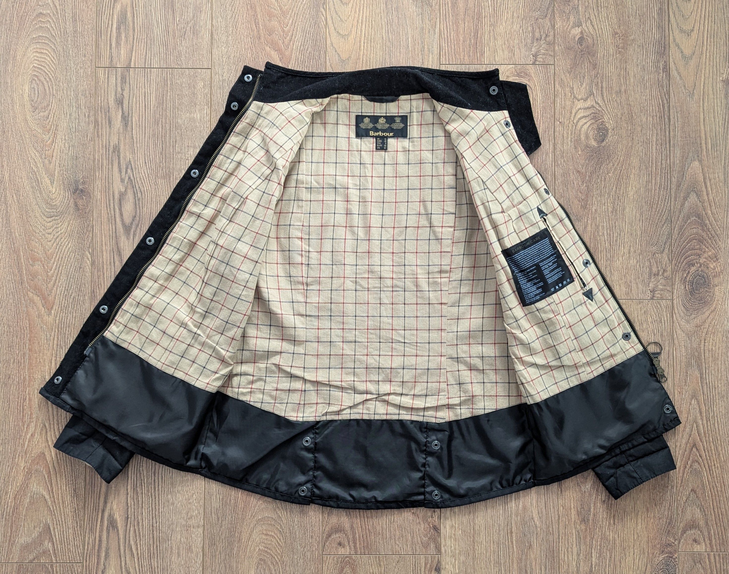 Barbour BARBOUR Isleham Wax Jacket Black British Style Waxed Cotton Size M / US 6-8 / IT 42-44 - 10 Thumbnail