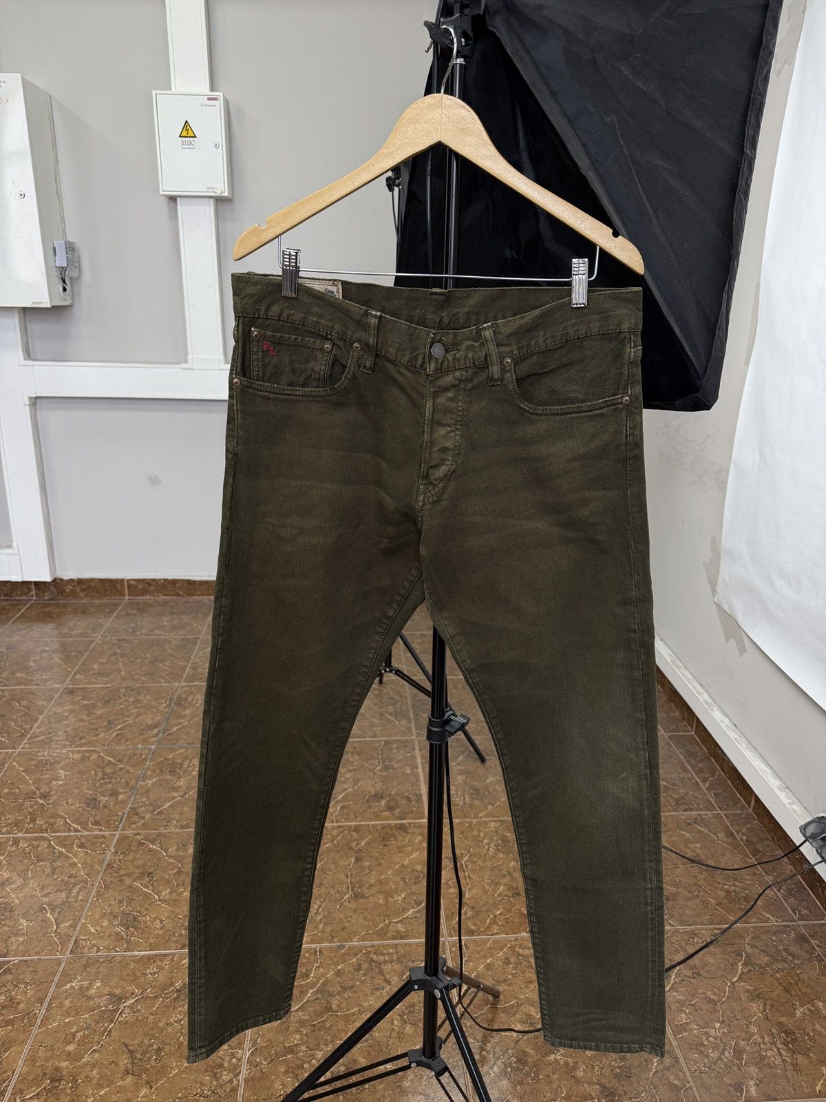 Denim & Supply Ralph Lauren 🇺🇸 Vintage Ralph Lauren Sullivan Slim Jeans Olive USA Style Size US 34 / EU 50 - 1 Thumbnail