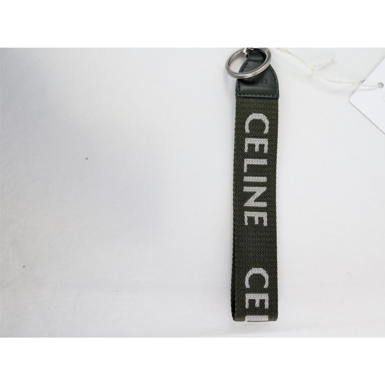Celine o1rshd1 Size: OS / Leather Strap Keyring in Khaki Size ONE SIZE - 2 Thumbnail