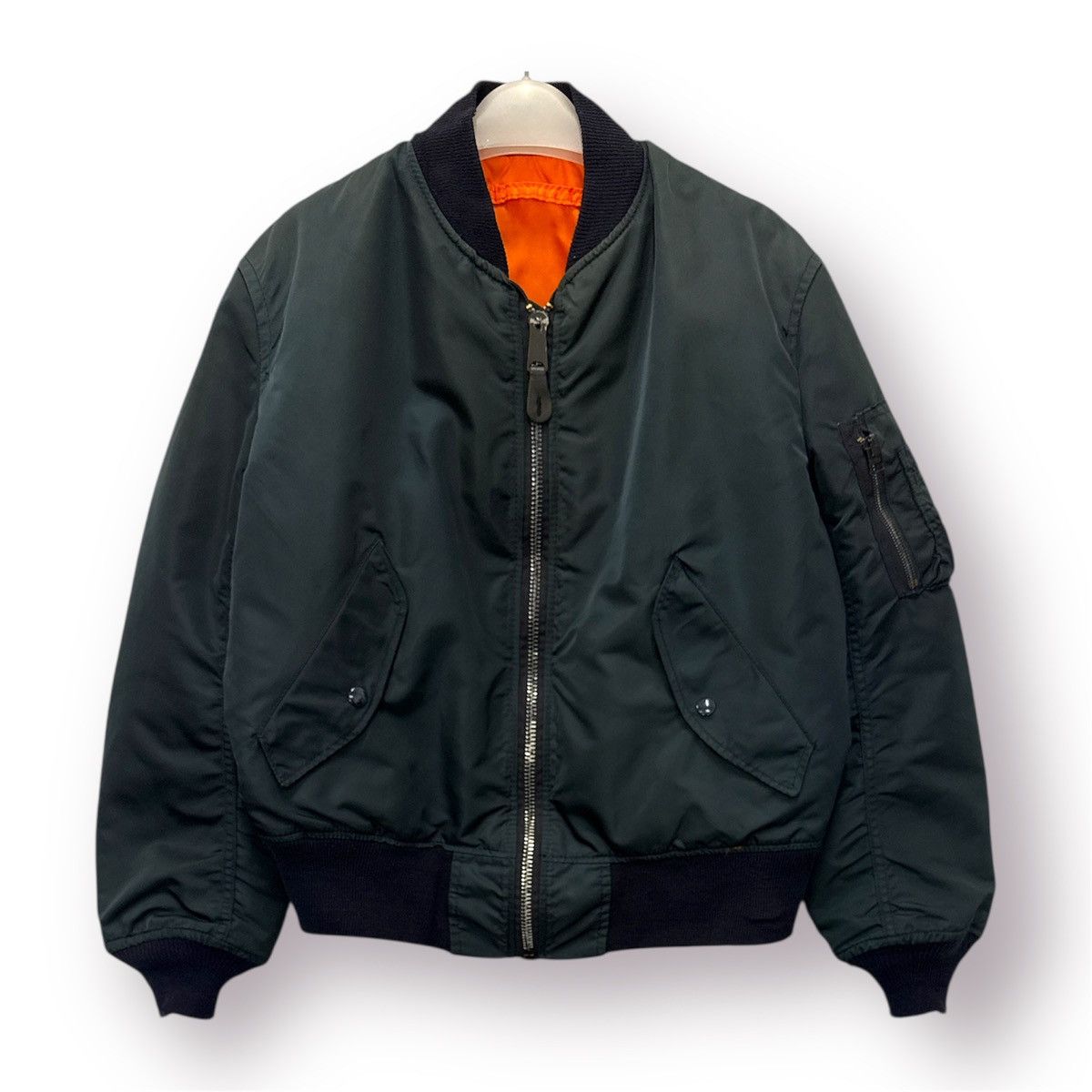 Alpha Industries 🔥 ALPHA INDUSTRIES USA INTERMEDIATE MA-1 BOMBER JACKET Size US S / EU 44-46 / 1 - 1 Thumbnail