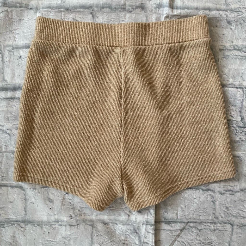 Other Women XS knit pull on shorts tan Size 26" / US 2 / IT 38 - 4 Thumbnail