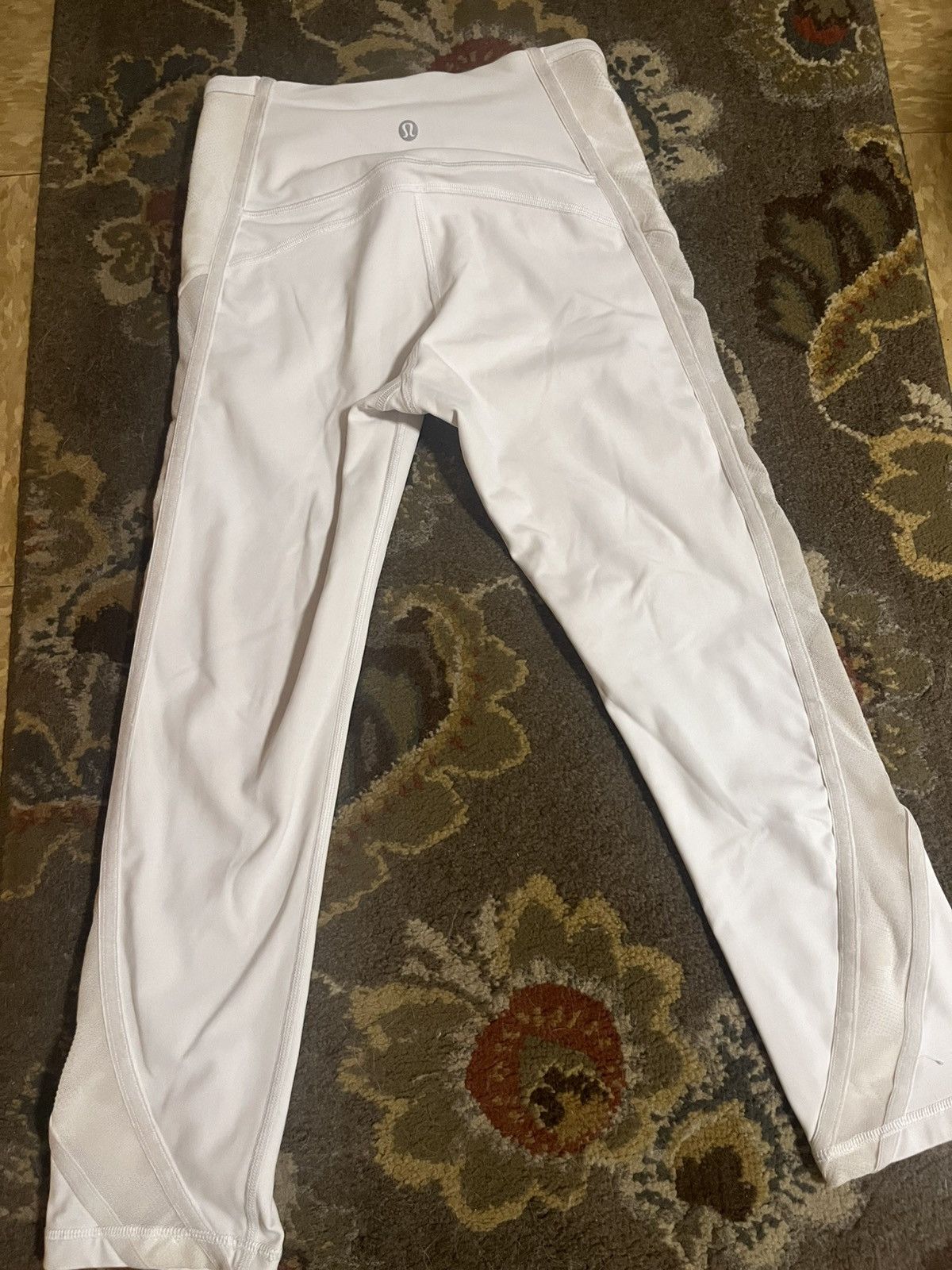 Lululemon White mesh panel Train Times (4) Size 24" / US 00 / IT 34 - 6 Thumbnail