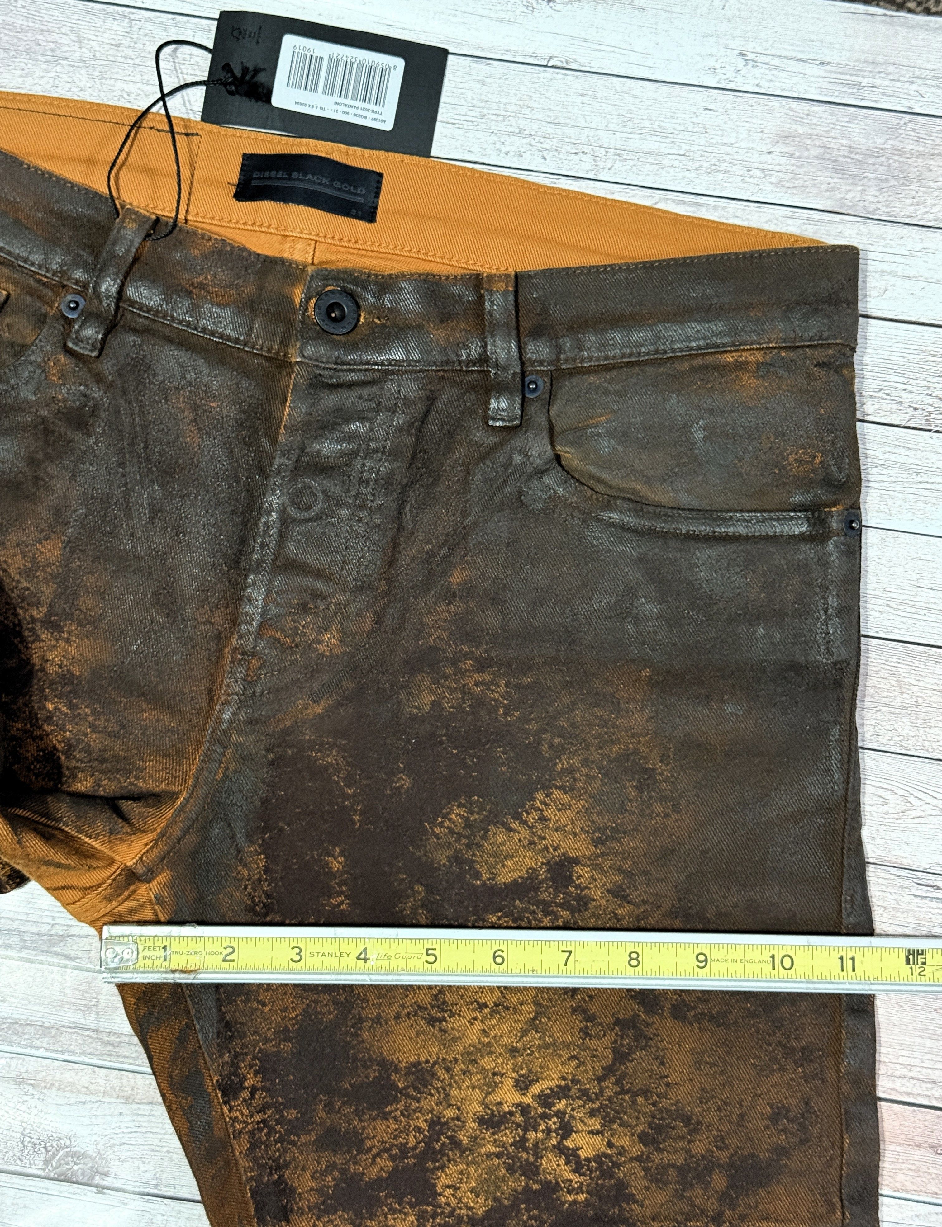 Diesel Diesel Black Gold jeans, One of a kind! Size US 31 - 3 Thumbnail