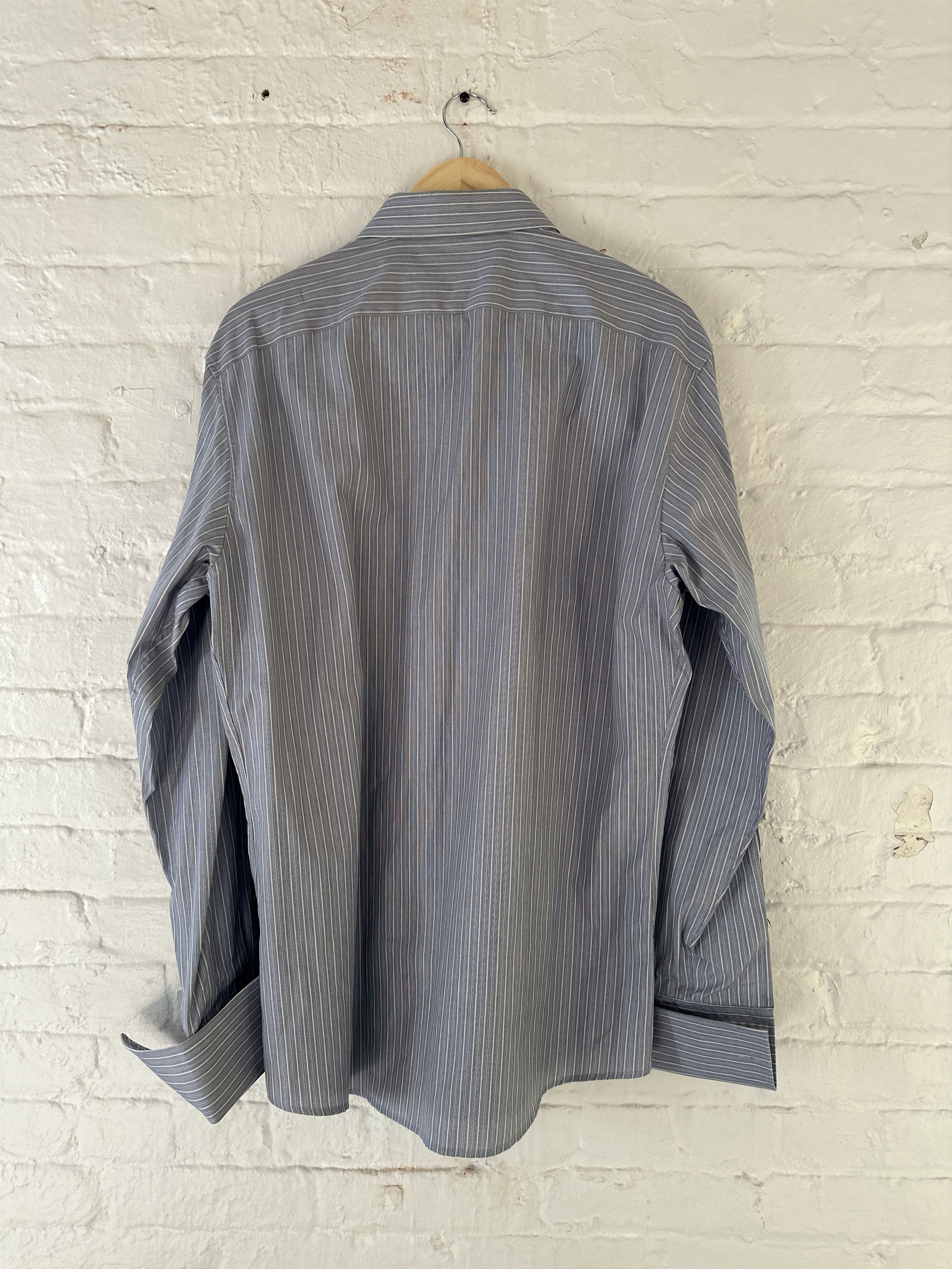 Gucci Gucci by Tom Ford NWT Striped Button Up Shirt Size US XL / EU 56 / 4 - 5 Thumbnail