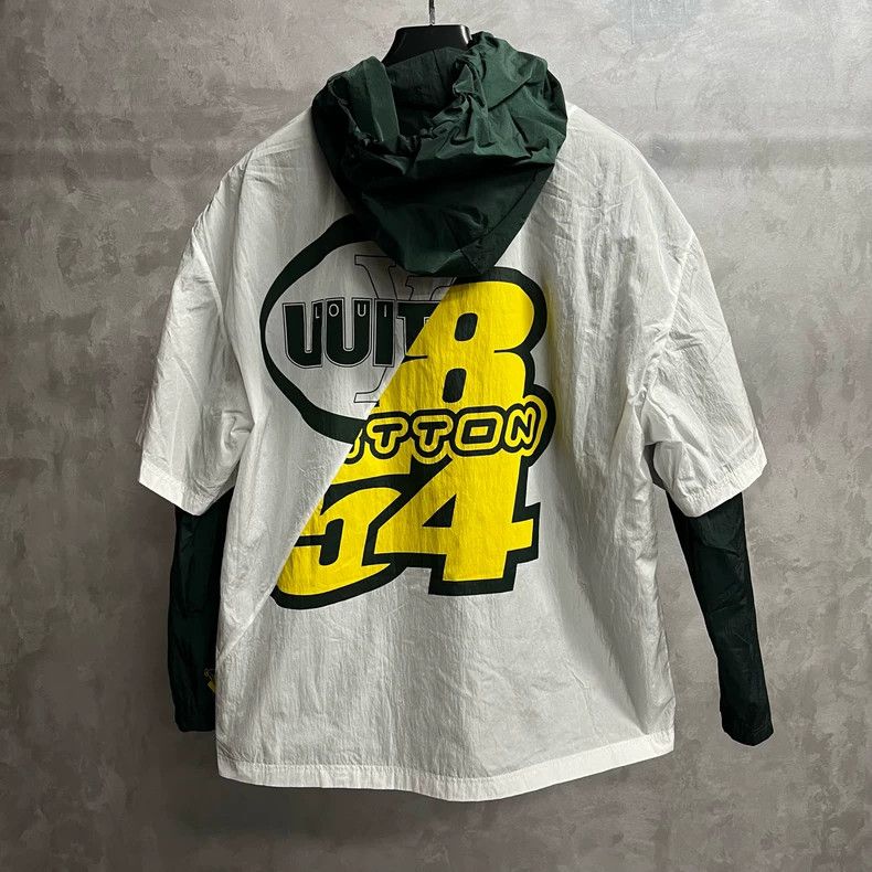 Louis Vuitton Louis Vuitton White Patchwork Alphabet Print Zip Hooded Bas Size US M / EU 48-50 / 2 - 5 Thumbnail