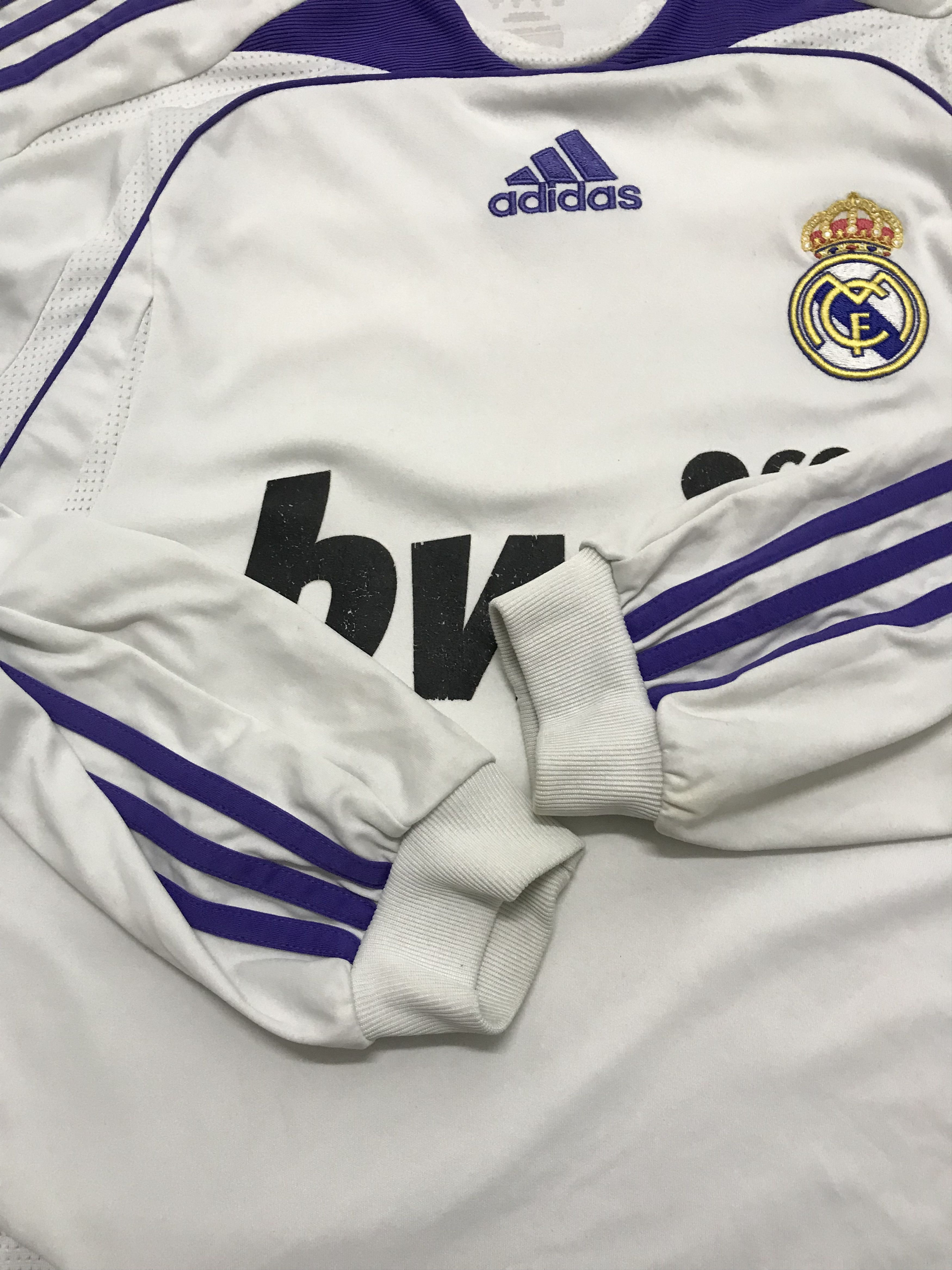 Adidas Real Madrid Jersey 2007-2008 Long Sleeve Size US M / EU 48-50 / 2 - 8 Thumbnail