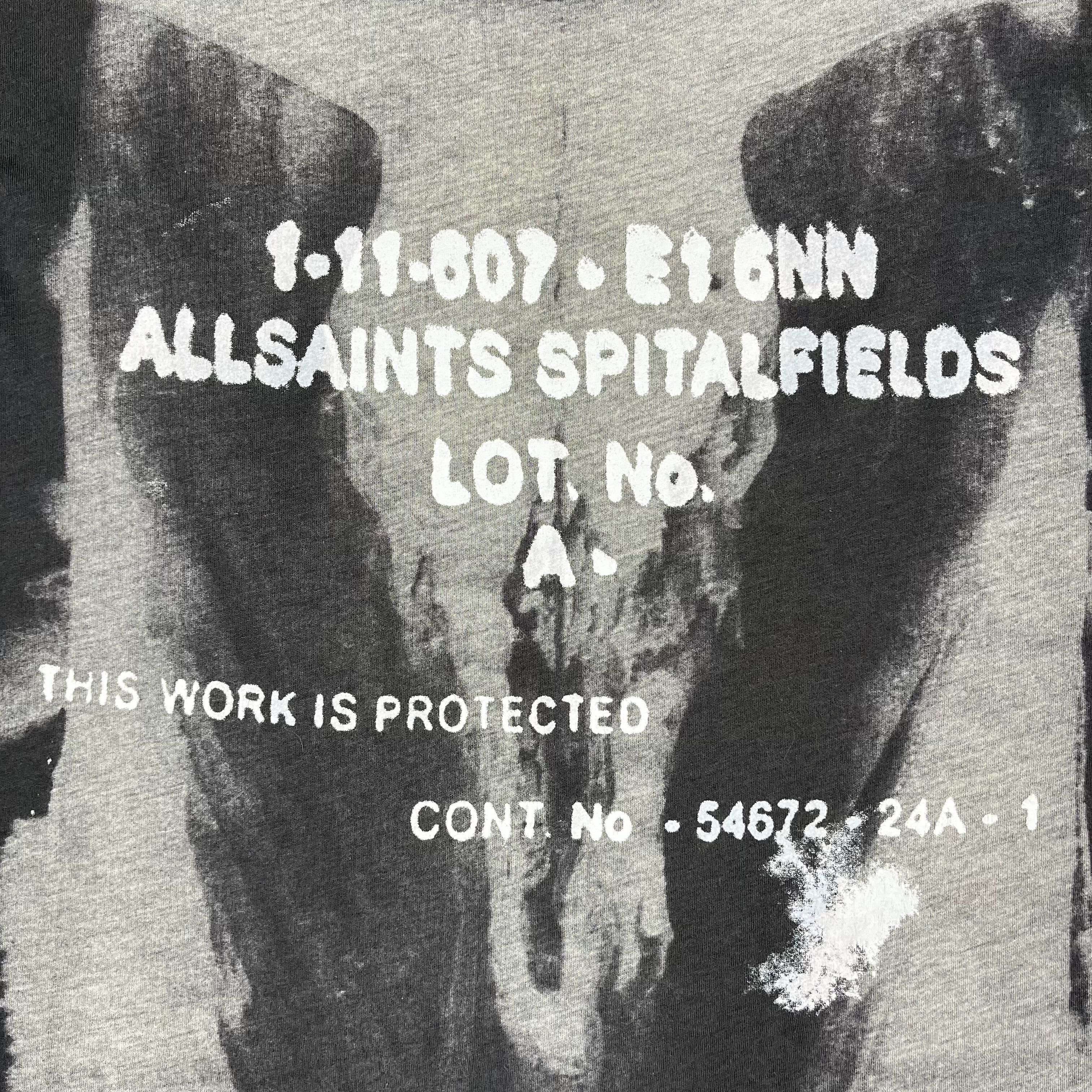 Allsaints AllSaints Spitalfields Art Bleeding Ramskull T Shirt Size US M / EU 48-50 / 2 - 7 Thumbnail